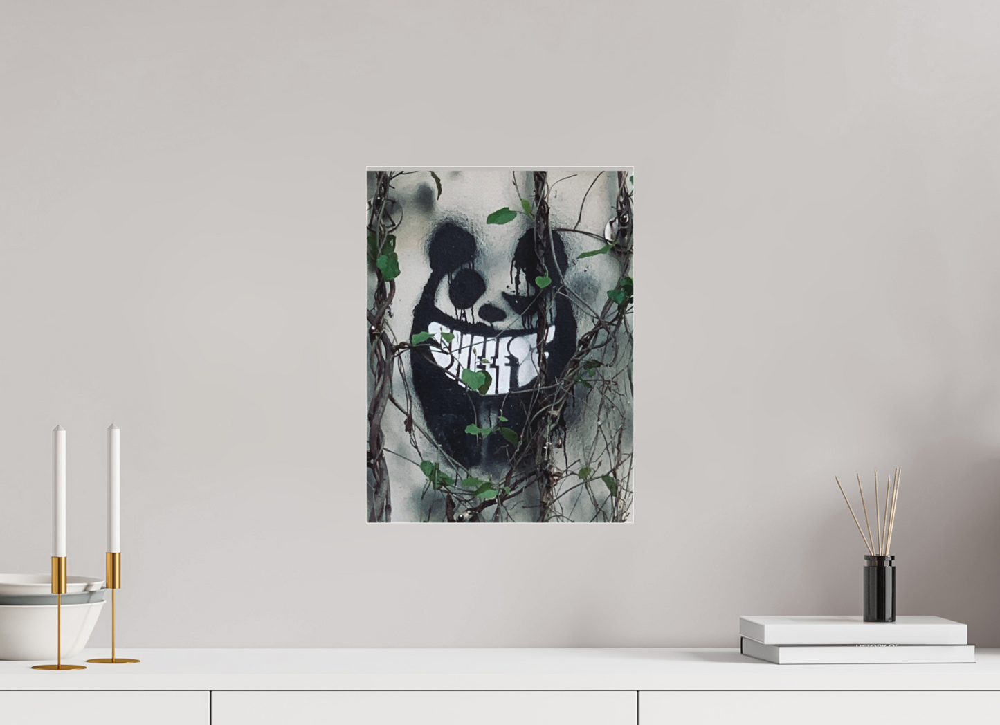 30 x 40 cm, Tirage photo sous Plexi mat Le Chat du Cheschire (Marie Sicard)