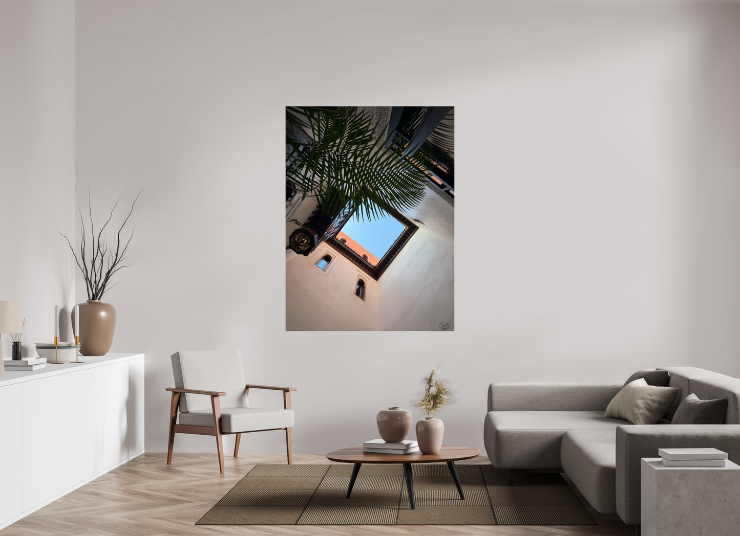 120 x 160 cm, Photo Print Under Acrylic Glass Sky’s Secret Passage