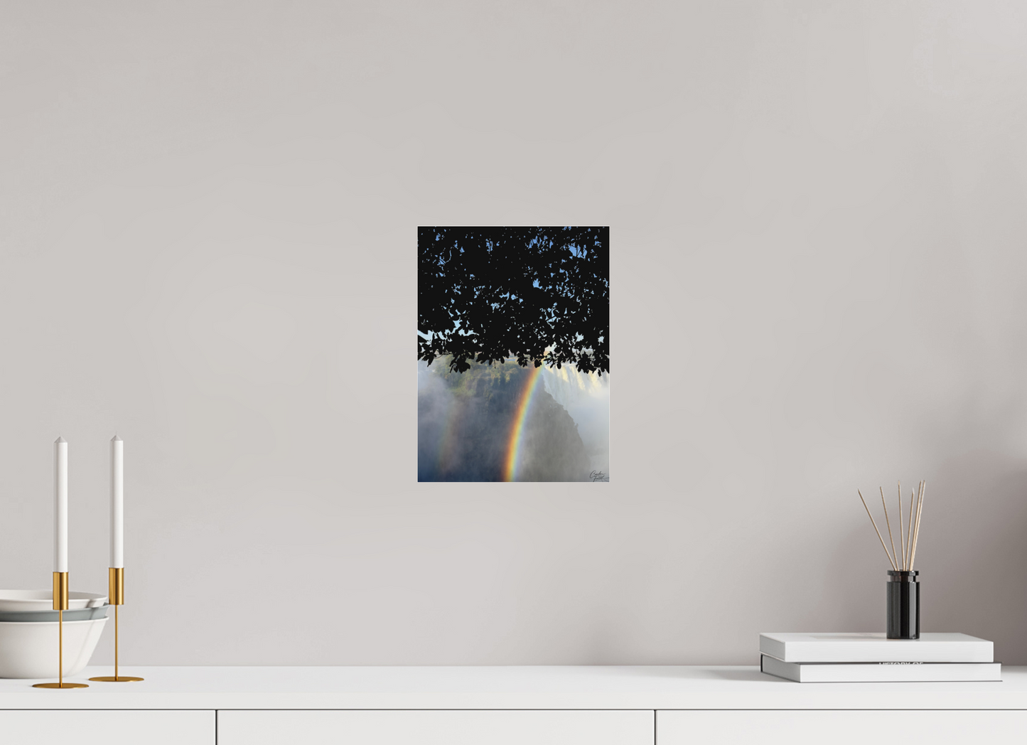 21 x 28 cm, Tirage photo sous Plexi mat Rainbow’s End (Caroline Fourest)