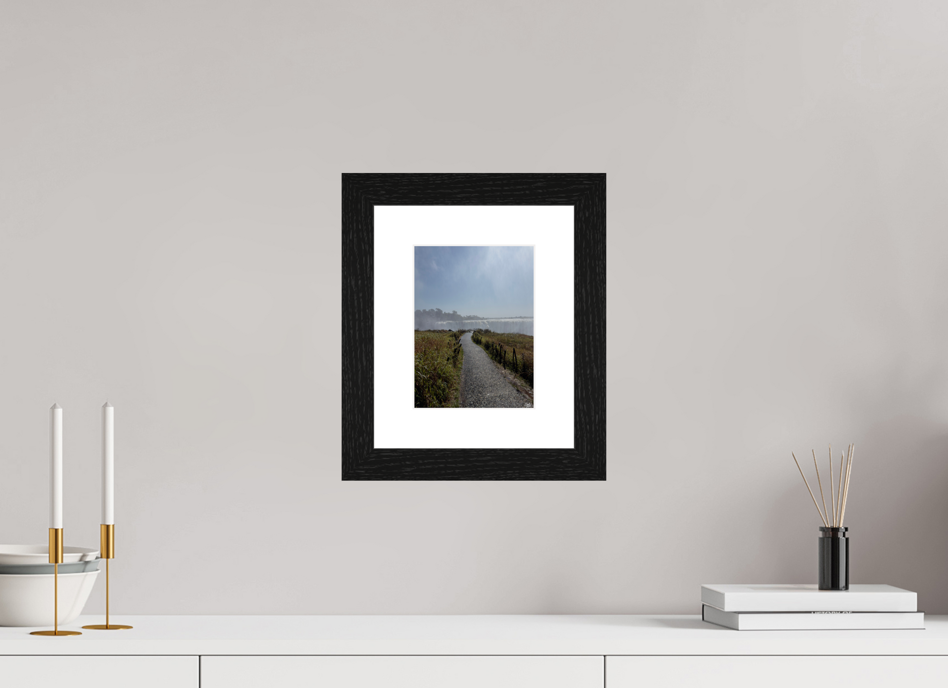 15 x 20 cm, Cadre noir Fogbound Horizon (Caroline Fourest)