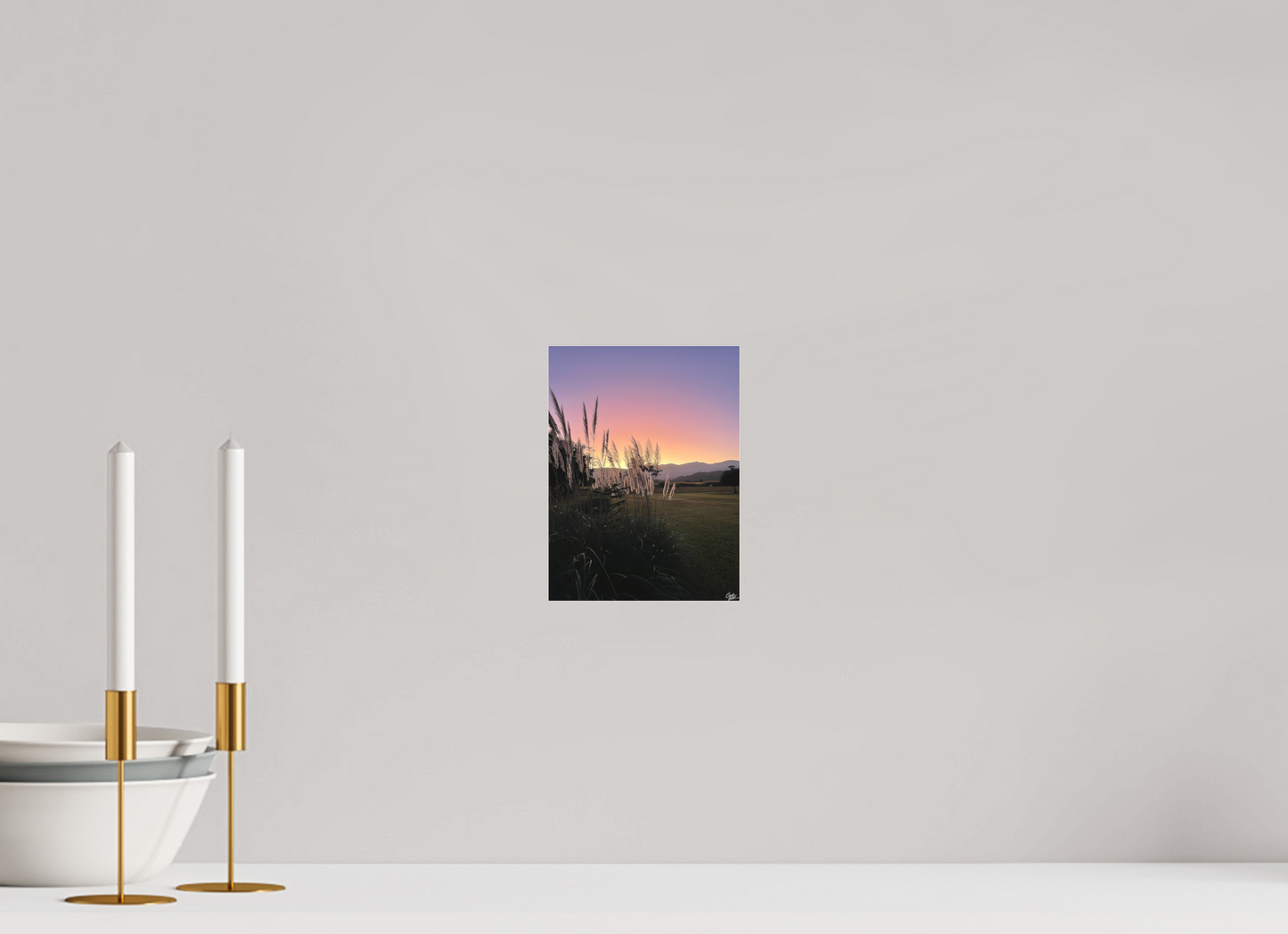 15 x 20 cm, Tirage photo sous Plexi mat Field of Golden Dreams (Caroline Fourest)