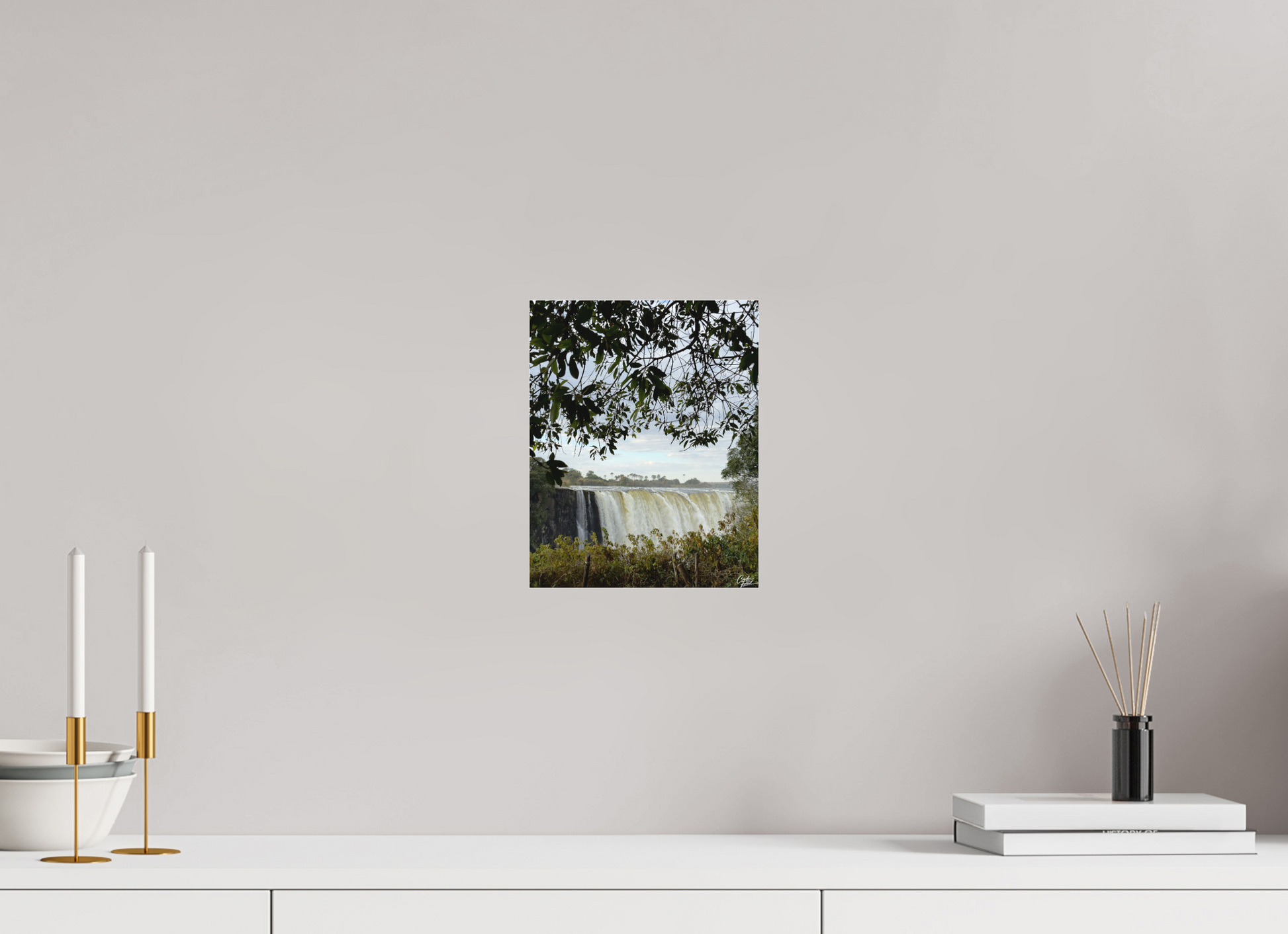 20 x 25,1 cm, Tirage photo sous Plexi mat Endless Flow (Caroline Fourest)