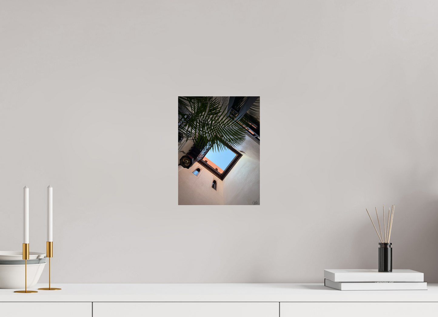 21 x 28 cm, Photo Print Under Acrylic Glass Sky’s Secret Passage