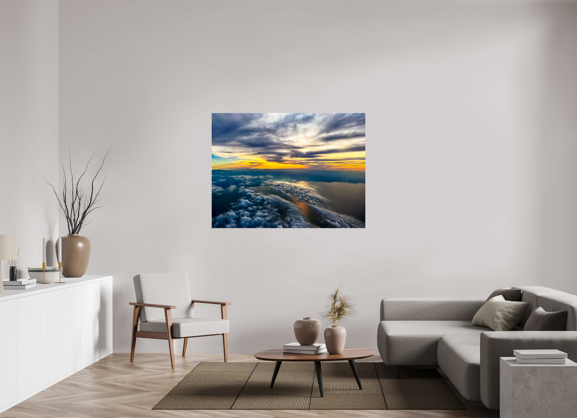 140 x 105 cm, Tirage photo ultraHD sous Plexi camb f