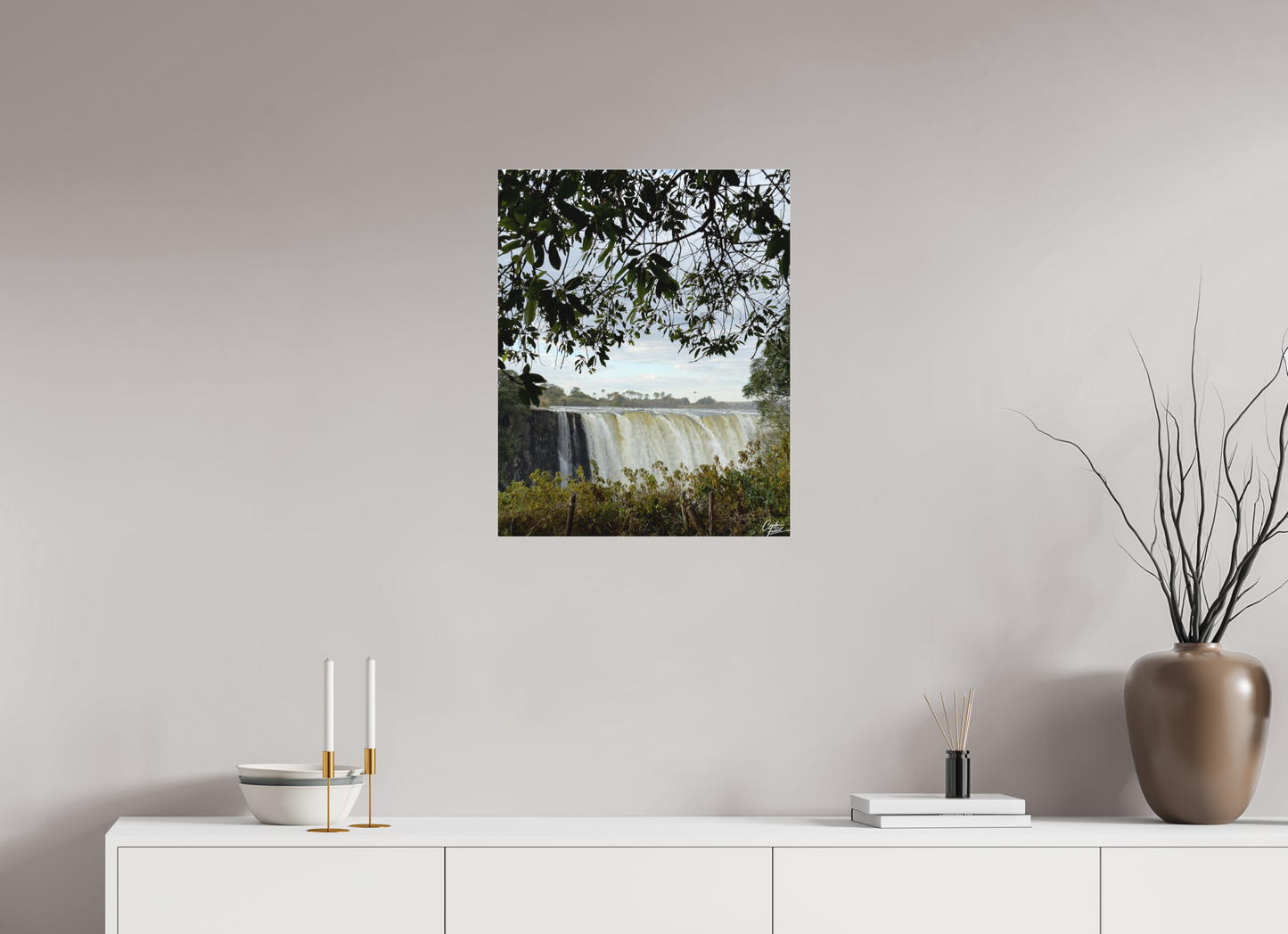 50 x 62,8 cm, Tirage photo sous Plexi mat Endless Flow (Caroline Fourest)