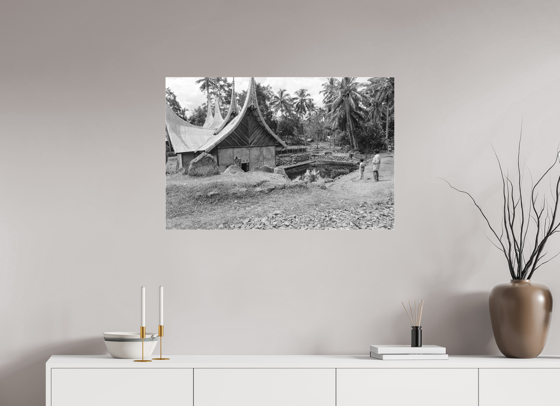 90 x 60 cm, NB GLOSSY Indonesia (1978) Photography : © Catherine Deudon / REIA (Catherine Deudon )