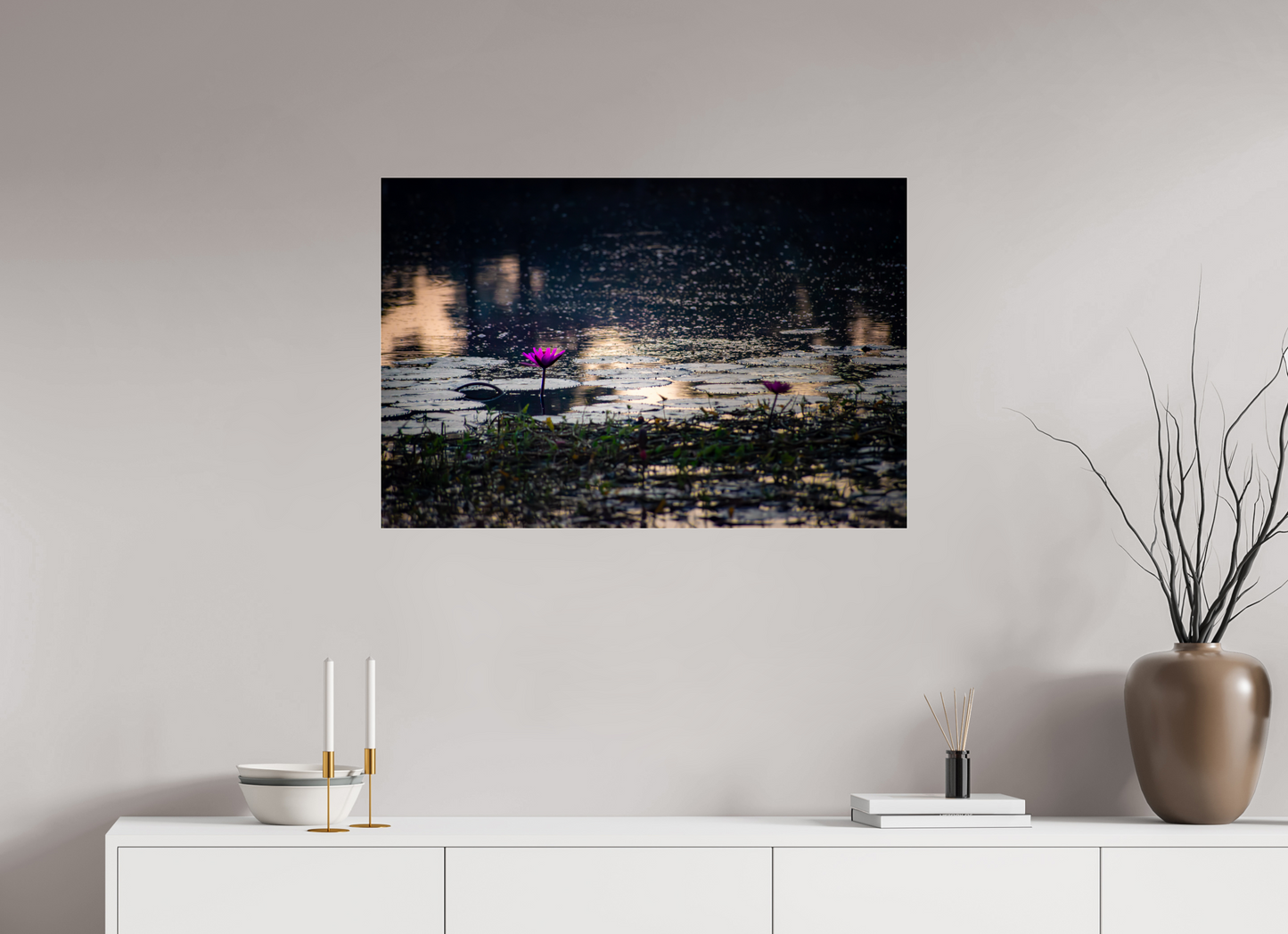 90 x 60 cm, Tirage photo ultraHD sous Plexi qs