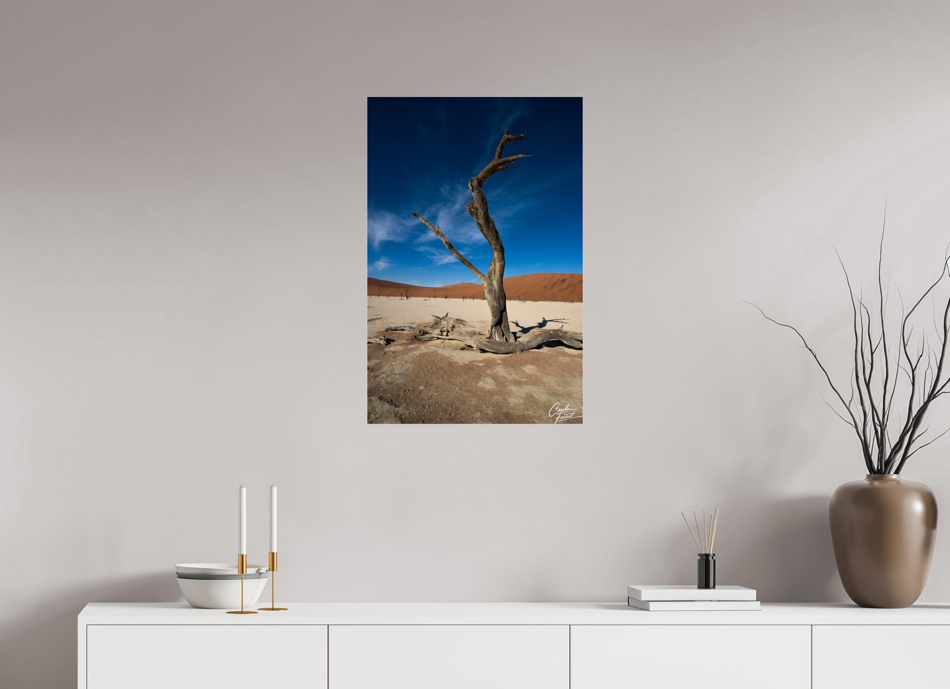 50 x 75,9 cm, Photo Print Under Acrylic Glass Victoria Falls Zimbabwe (2025) Photography : © Caroline Fourest / REIA (Caroline Fourest)