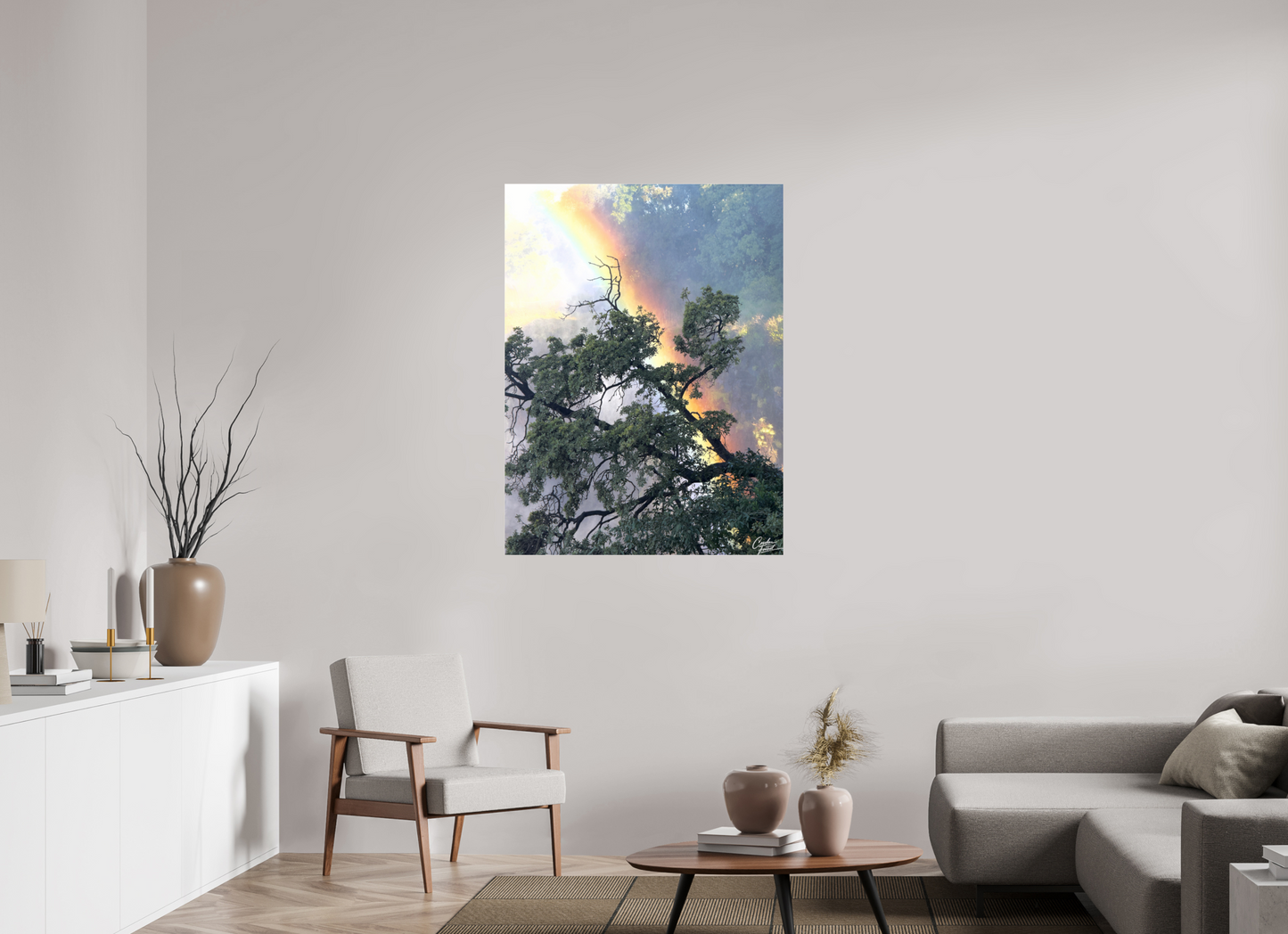 90 x 120 cm, Photo Print Under Acrylic Glass Promise After the Storm (Caroline Fourest)