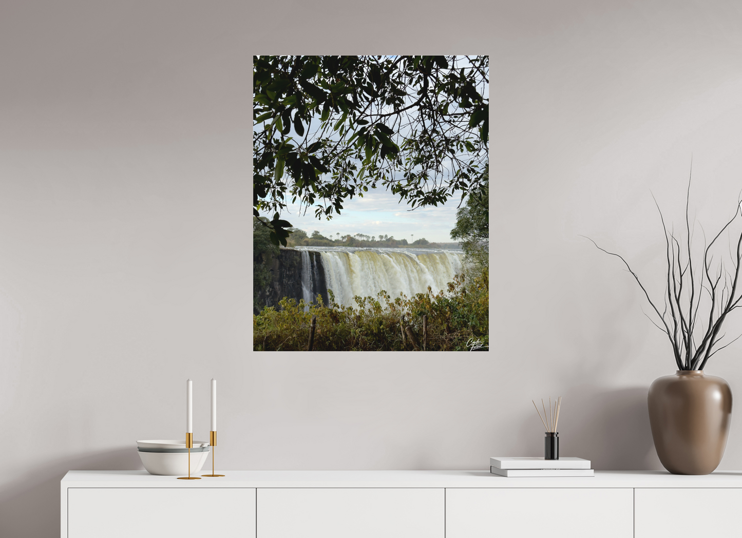 70 x 87,9 cm, Tirage photo sous Plexi mat Endless Flow (Caroline Fourest)