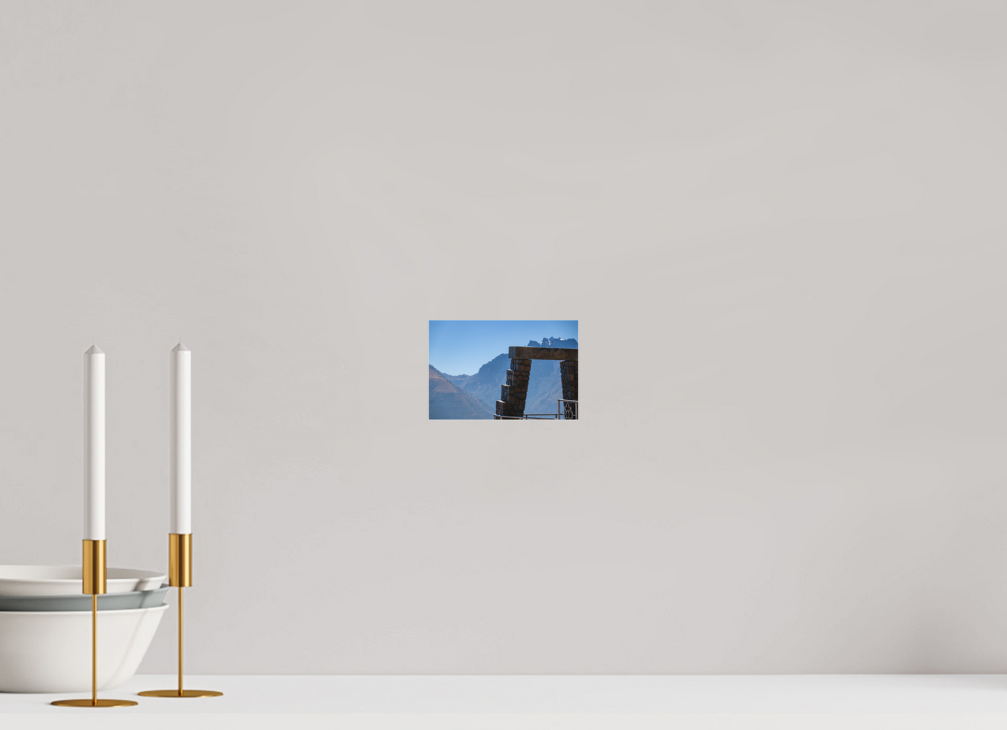 15 x 10 cm, Tirage photo sous Plexi mat perou c