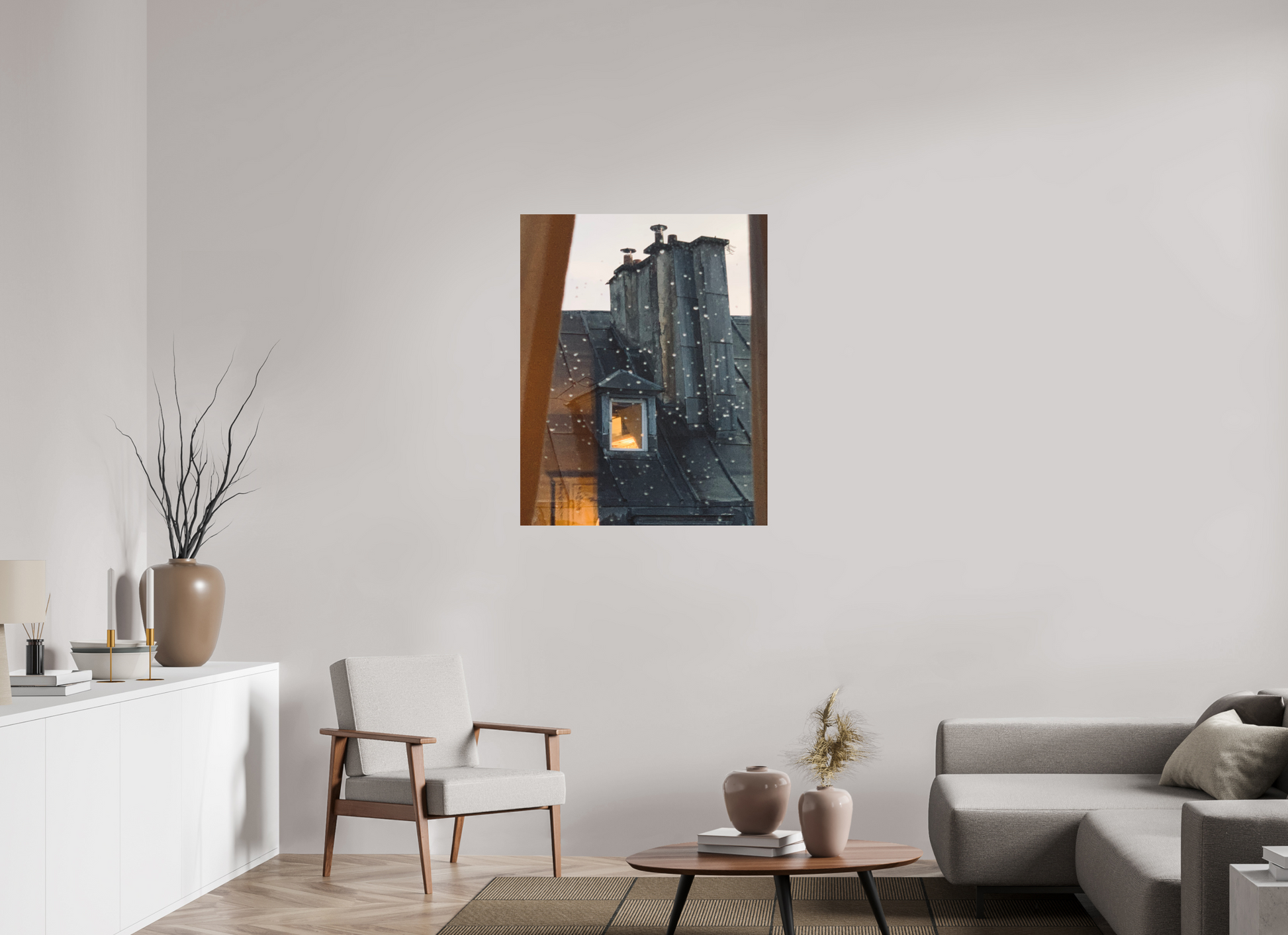 80 x 100,6 cm, Tirage photo sous Plexi mat La fenêtre d'en face (Marie Sicard)