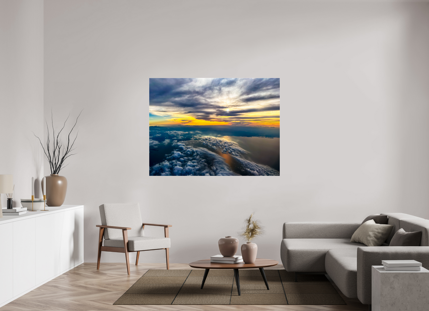 160 x 120 cm, Tirage photo ultraHD sous Plexi camb f