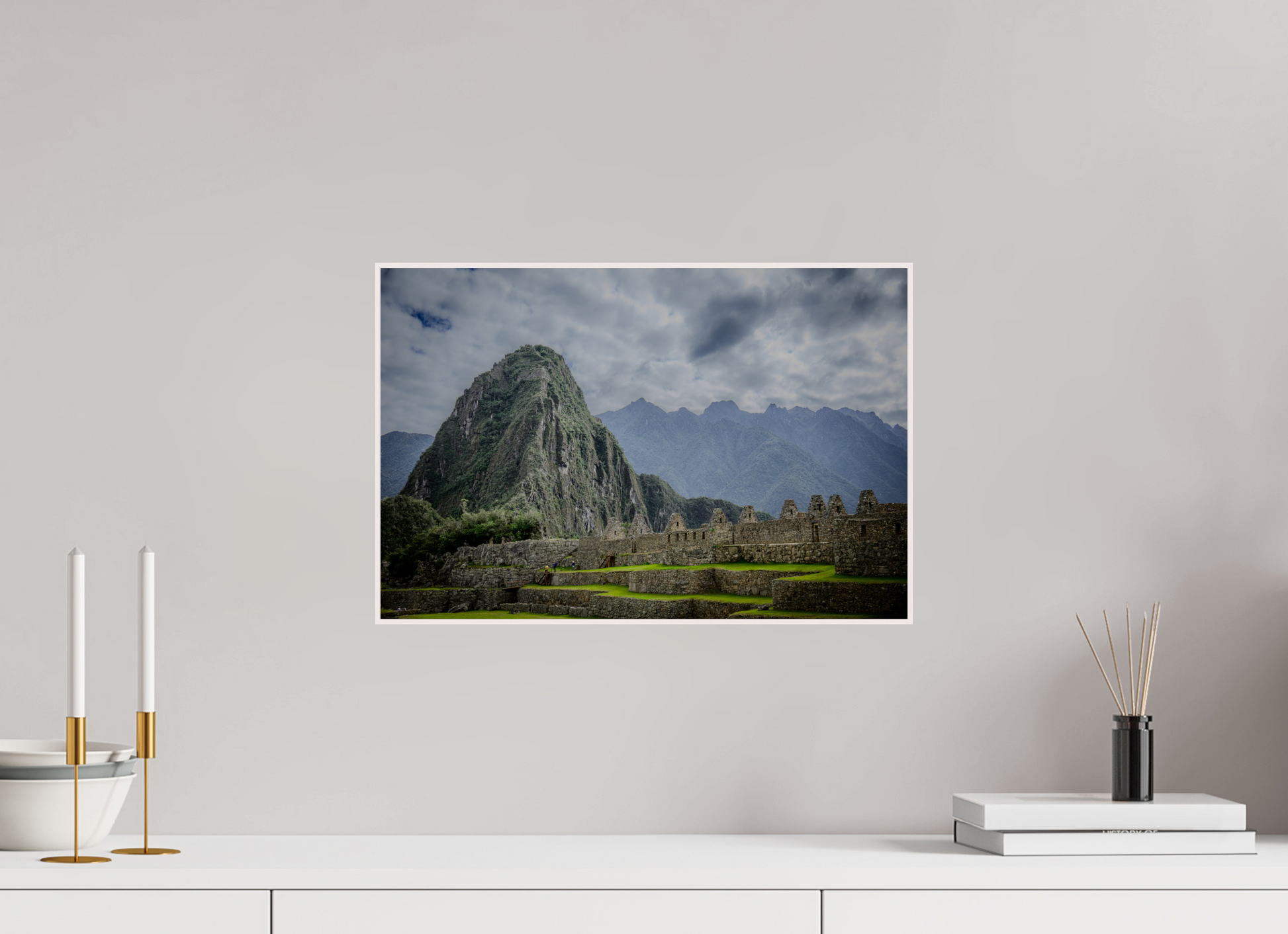 45 x 30 cm, Tirage photo métallisée ultraHD sous Plexi cadre Artbox Fiammetta Perou