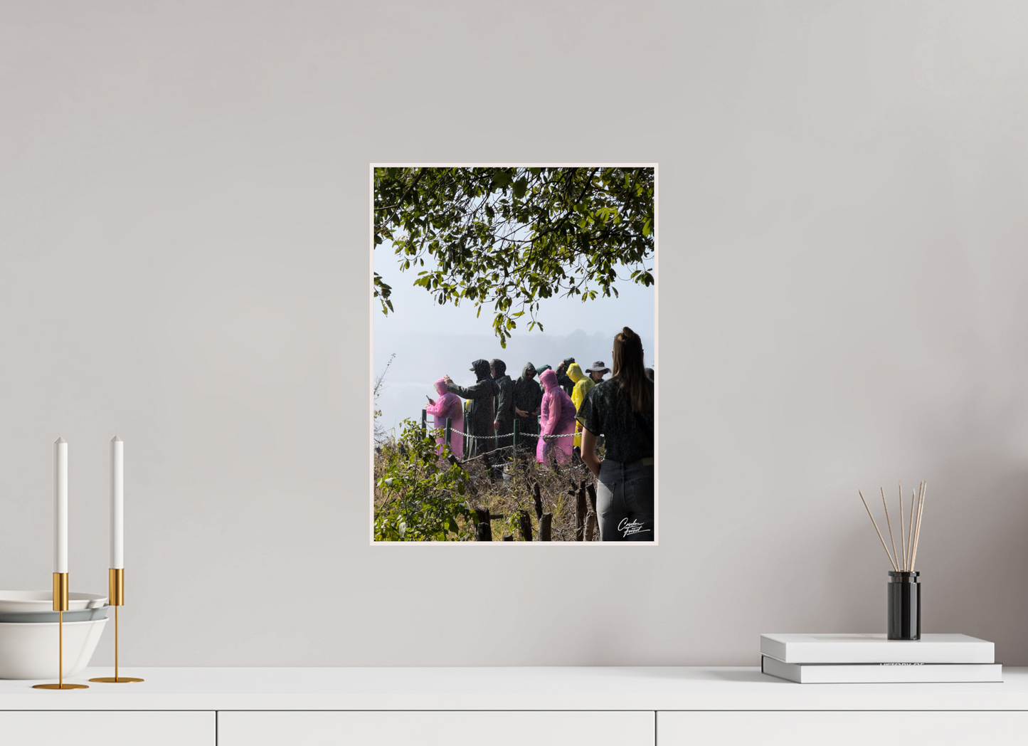 30 x 40 cm, Tirage photo métallisée ultraHD sous Plexi cadre Artbox Witnessing Majesty