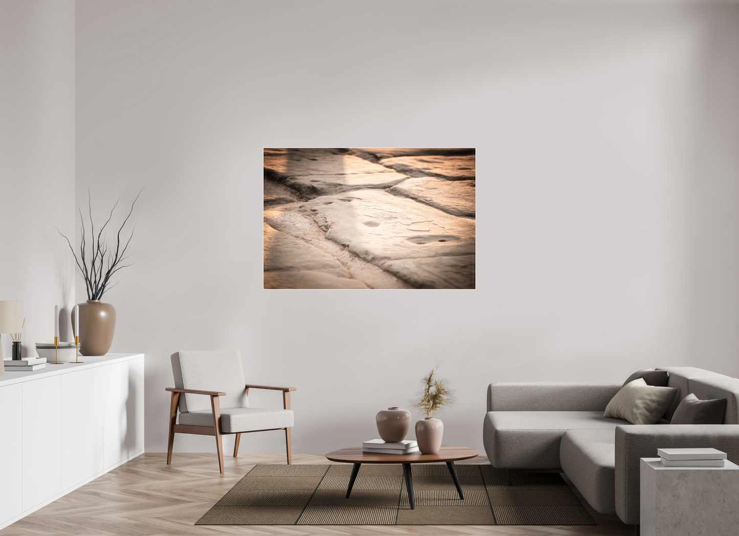 150 x 100 cm, Tirage photo métallisée ultraHD sous Plexi cadre Artbox <