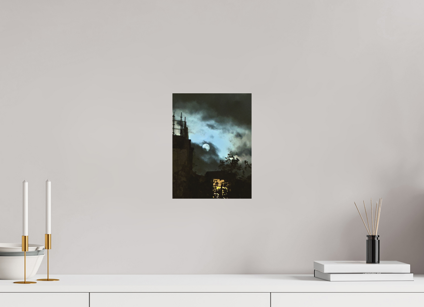 21 x 28 cm, Tirage photo sous Plexi mat Contes de la Lune Vague #2 (Marie Sicard)