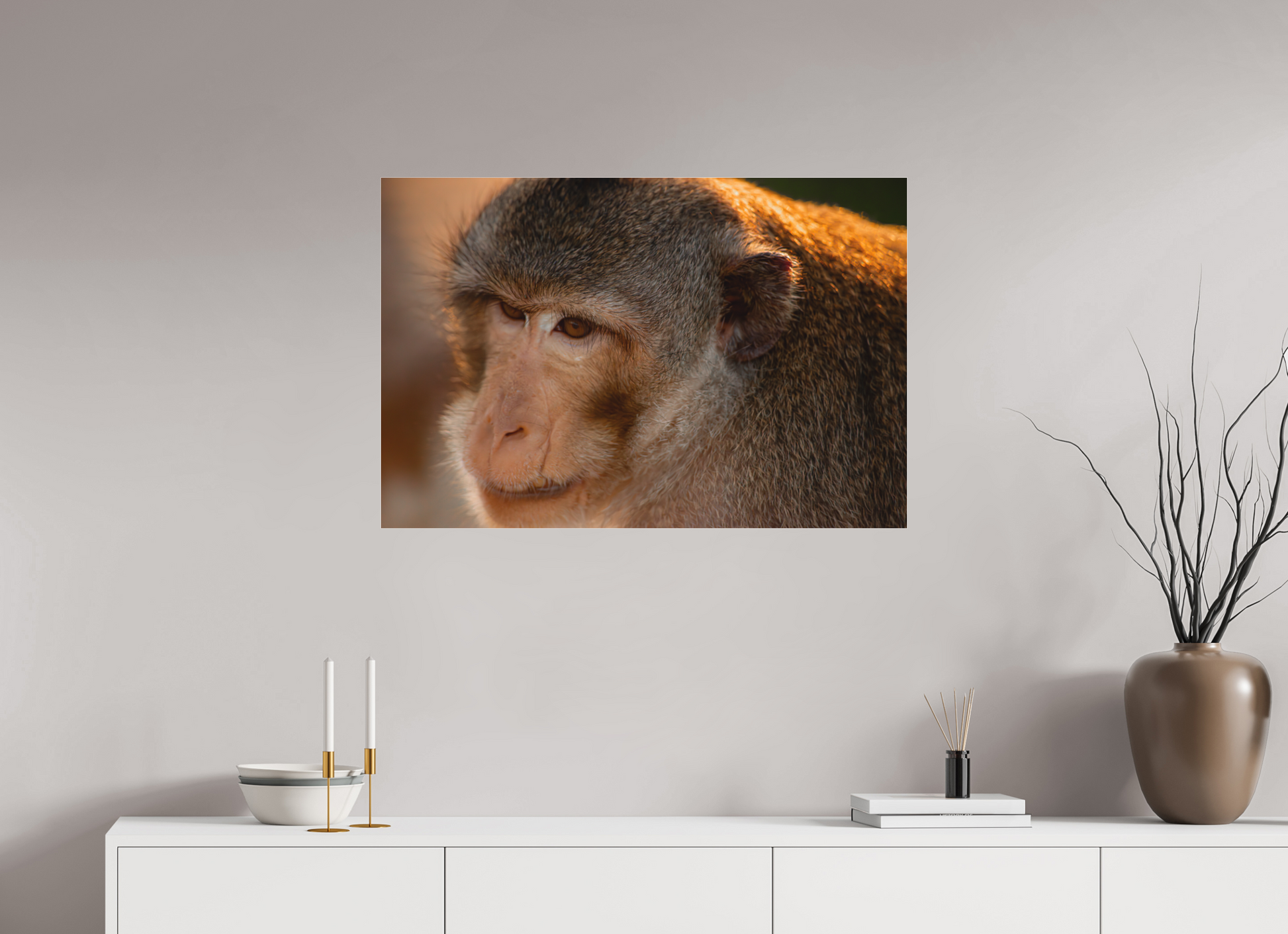 90 x 60 cm, Tirage photo sous Plexi mat l