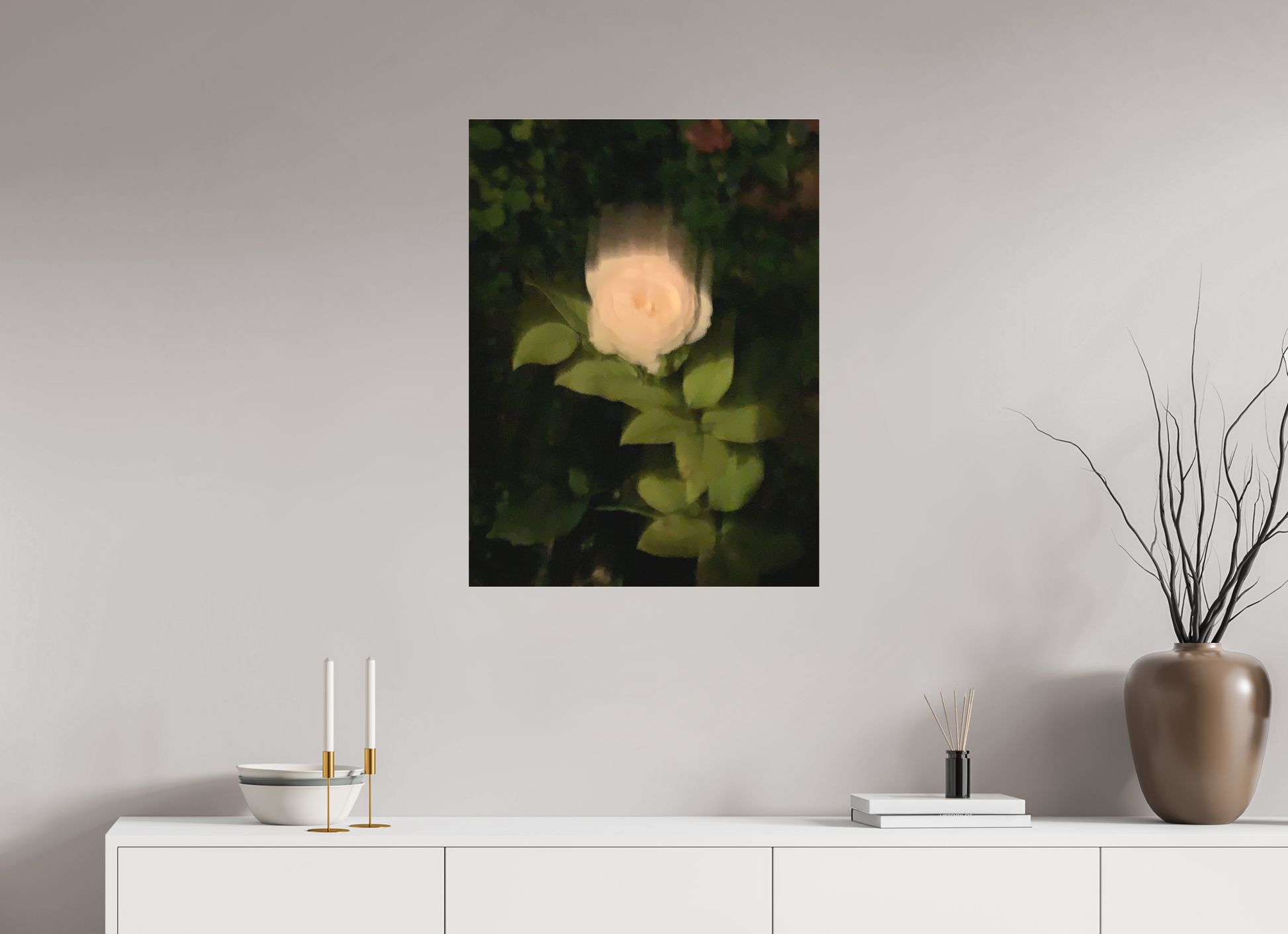 60 x 80 cm, Tirage photo sous Plexi mat Le Roman de la Rose #3 (Marie Sicard)