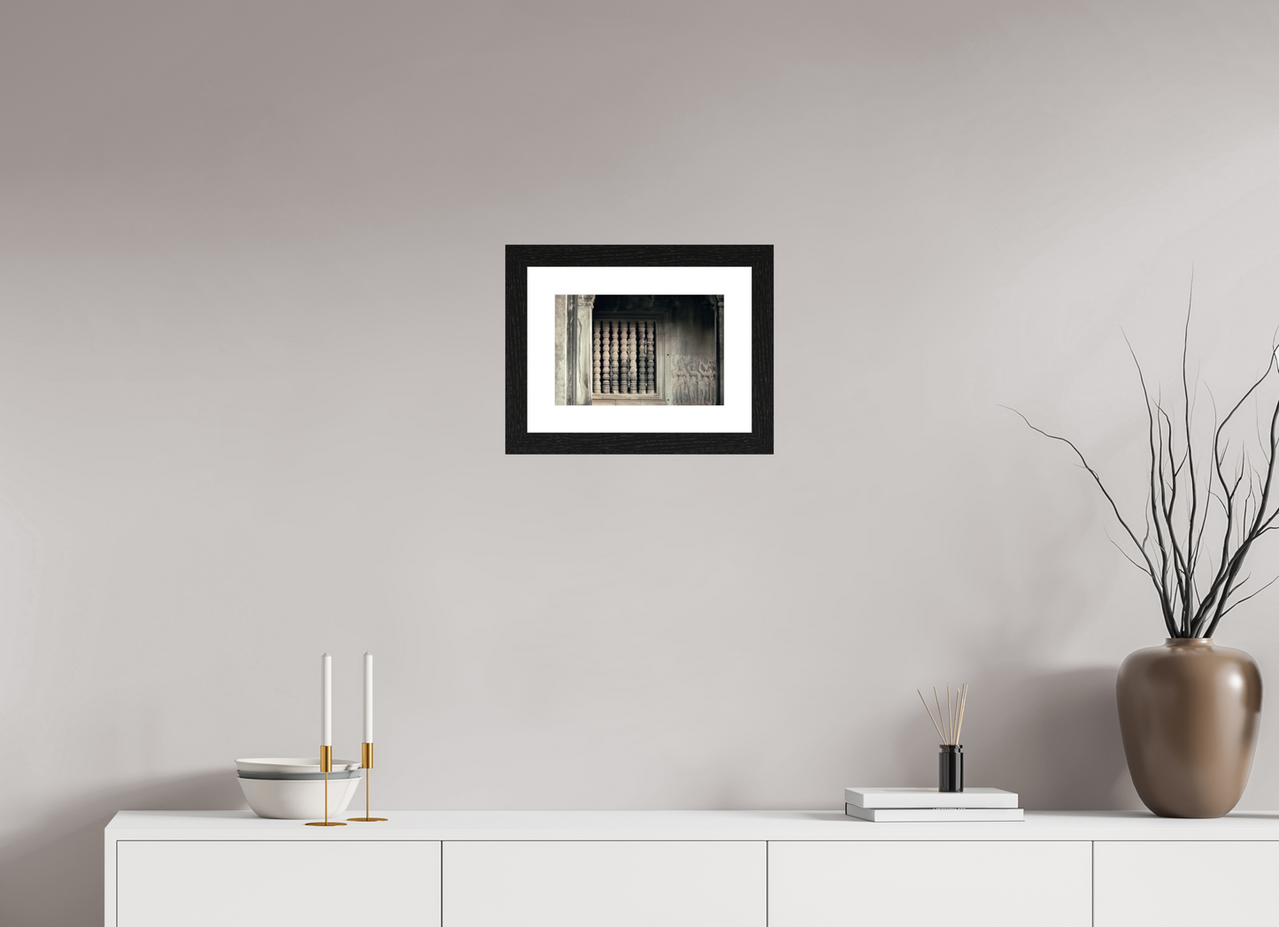 30 x 20 cm, Cadre noir FIAMMETTA VENNER camp