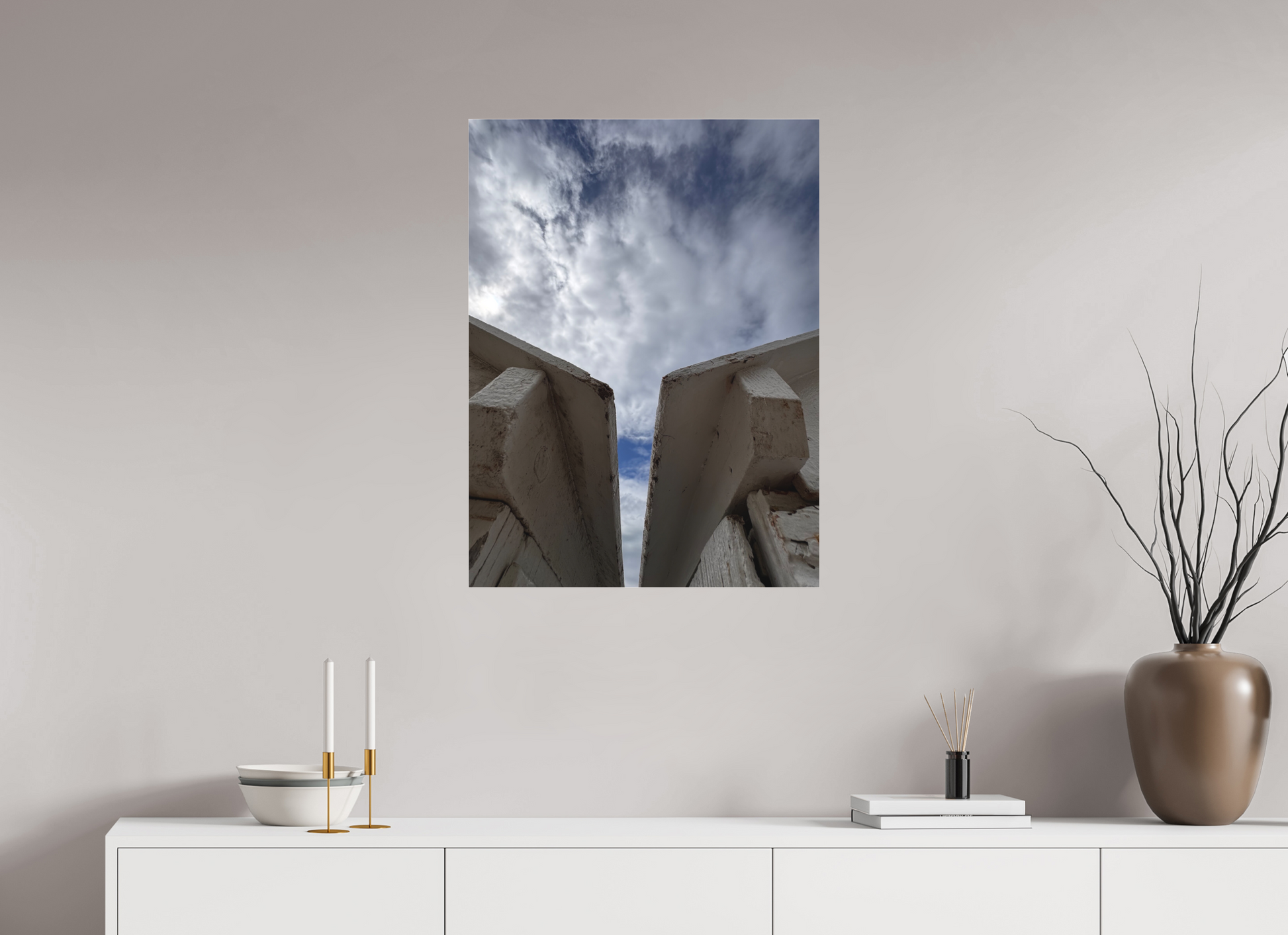 60 x 80 cm, Tirage photo sous Plexi mat Face à la mer #2 (Marie Sicard)