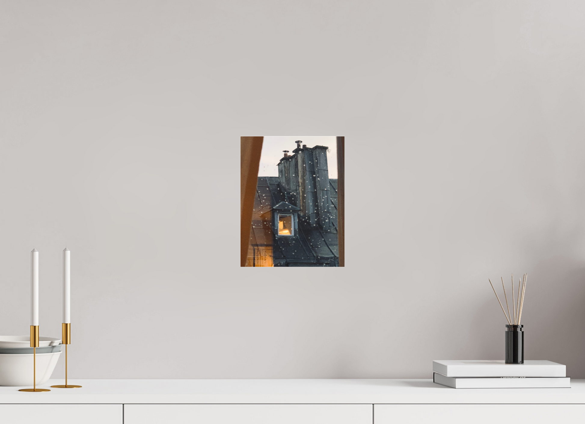 20 x 25,1 cm, Tirage photo sous Plexi mat La fenêtre d'en face (Marie Sicard)