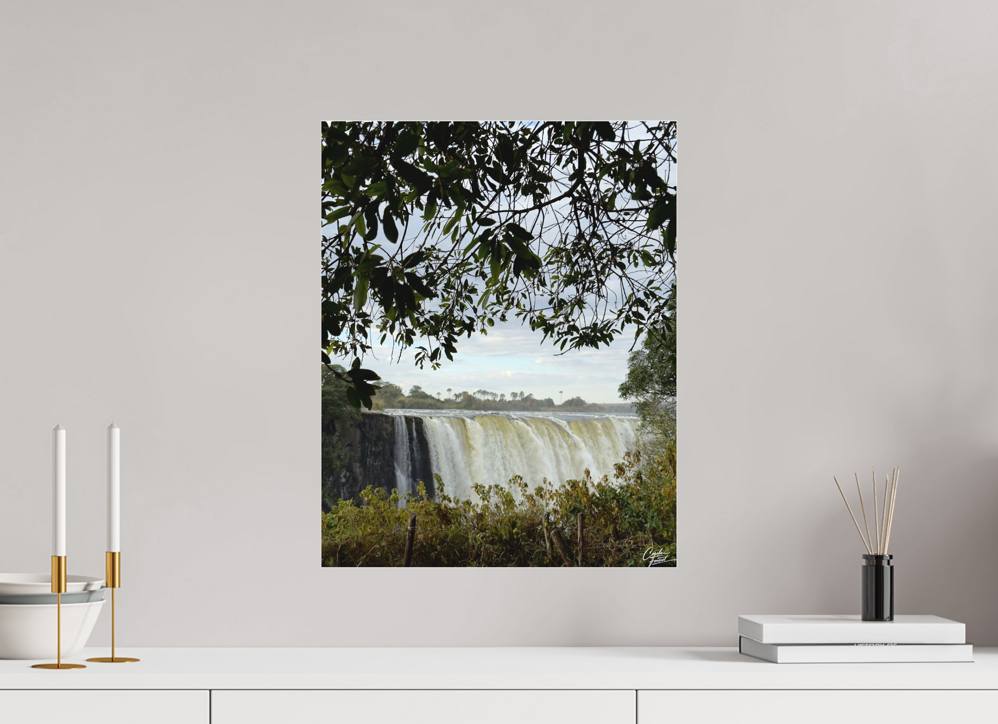 40 x 50,2 cm, Tirage photo sous Plexi mat Endless Flow (Caroline Fourest)