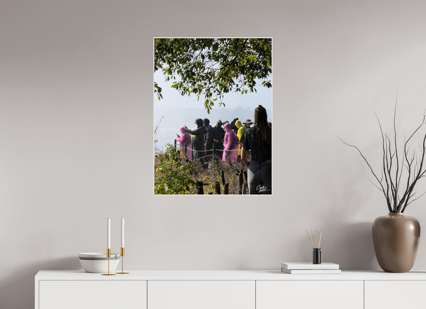 60 x 80 cm, Tirage photo métallisée ultraHD sous Plexi cadre Artbox Witnessing Majesty