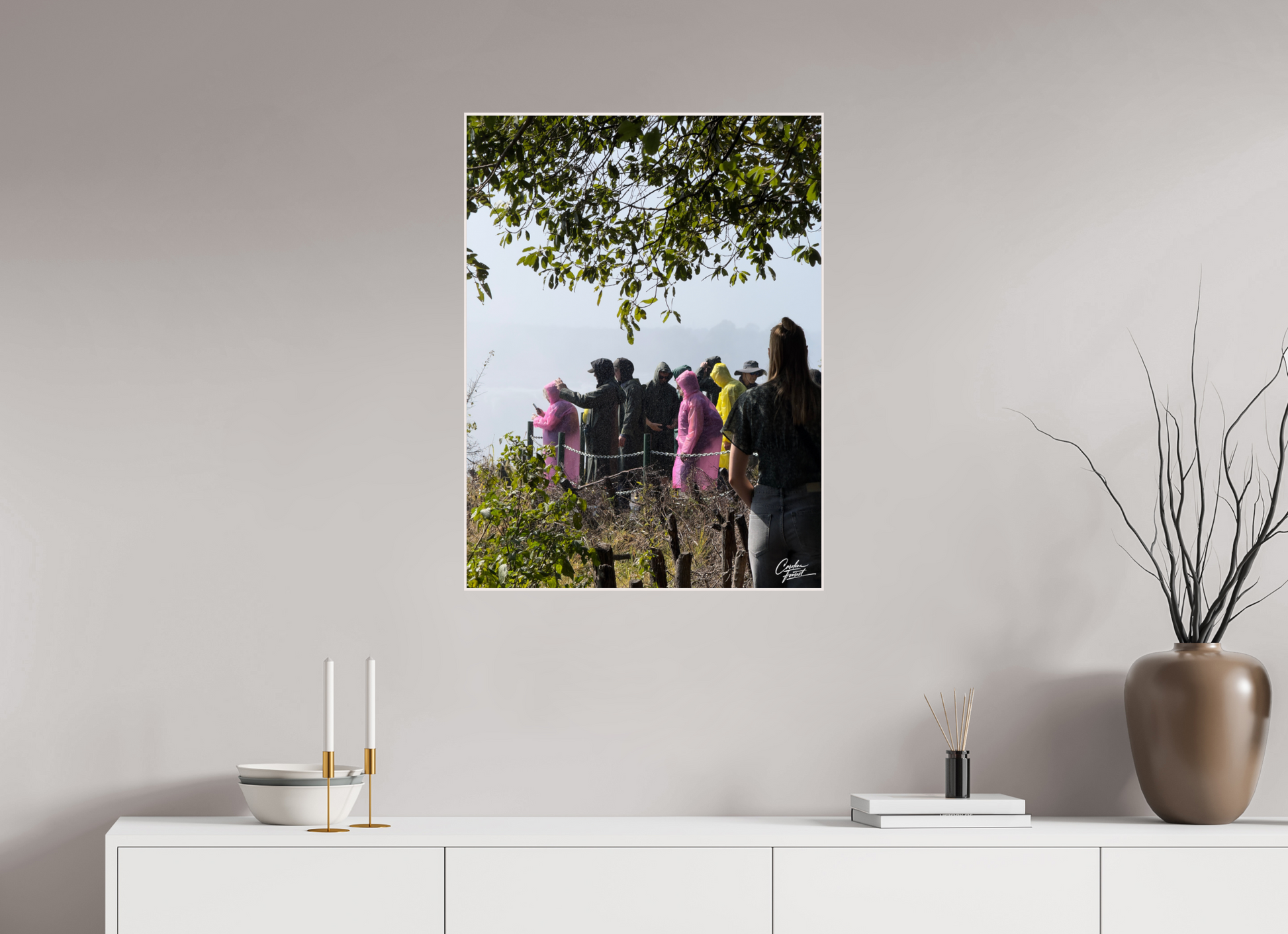 60 x 80 cm, Tirage photo métallisée ultraHD sous Plexi cadre Artbox Witnessing Majesty