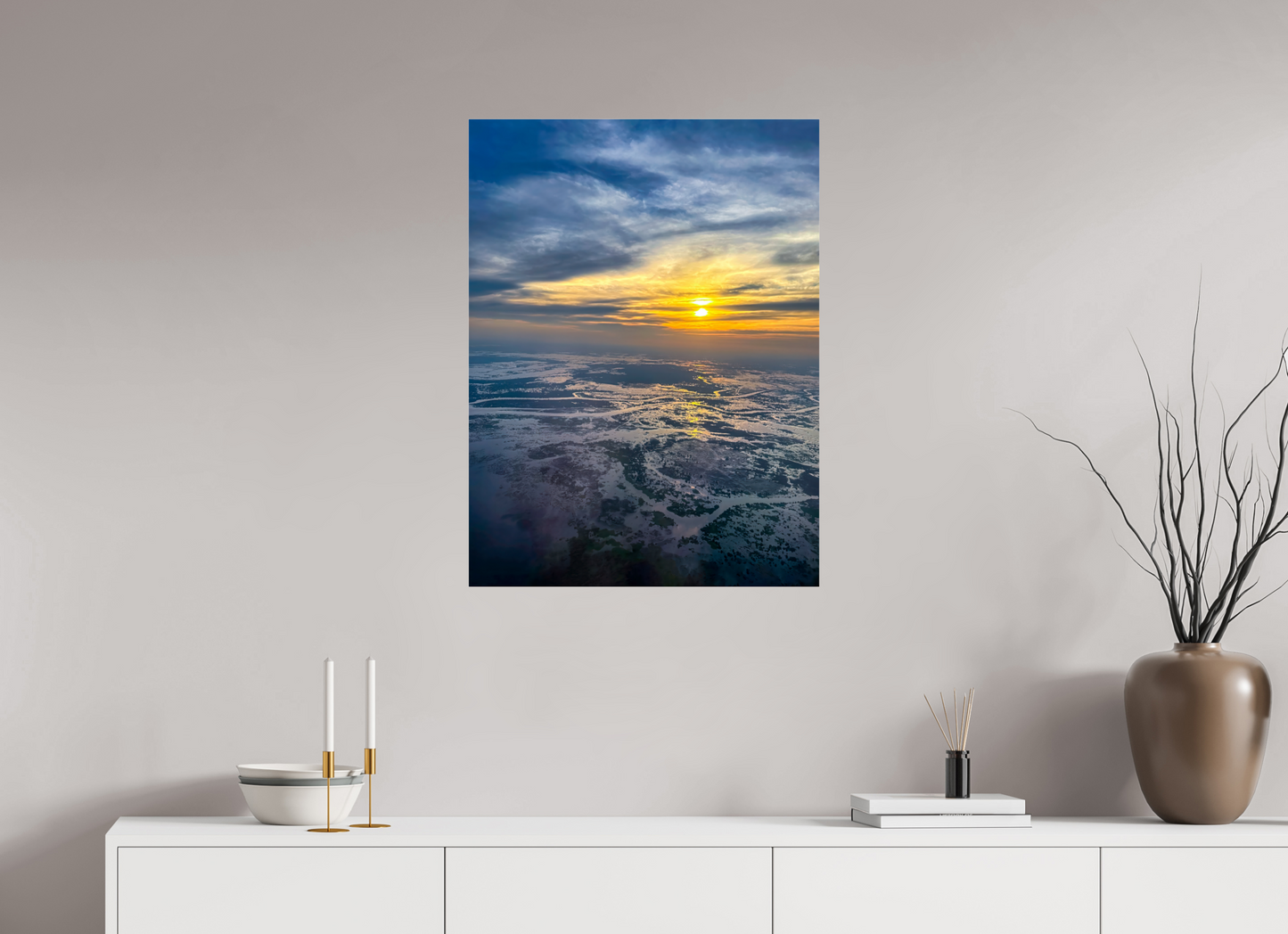 60 x 80 cm, Tirage photo ultraHD sous Plexi fg