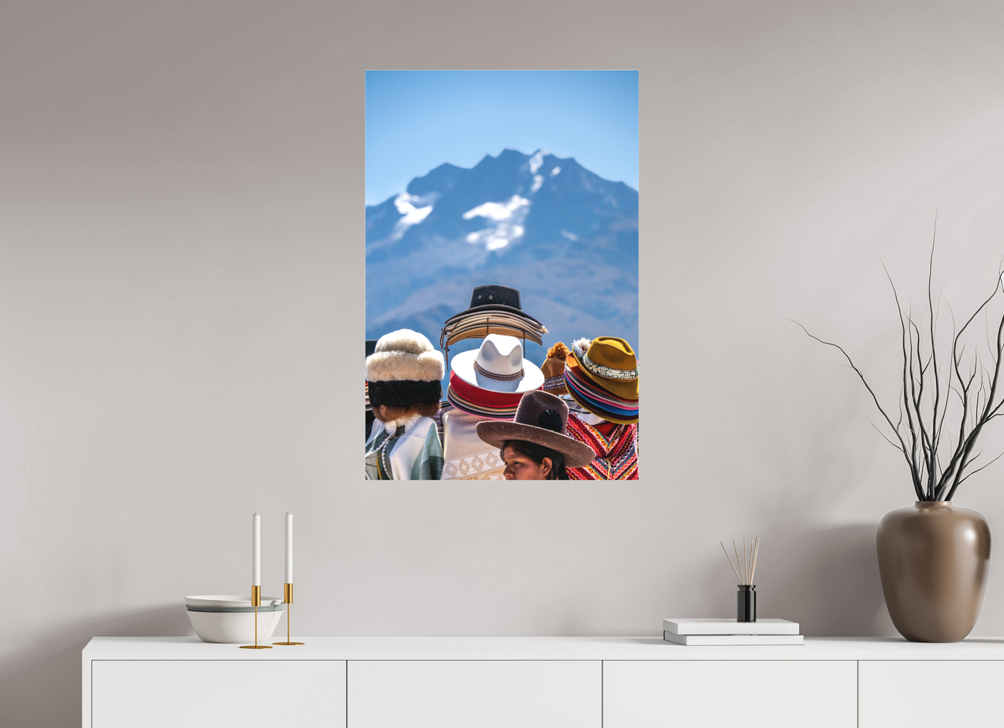 60 x 90 cm, Tirage photo sous Plexi mat caro perou