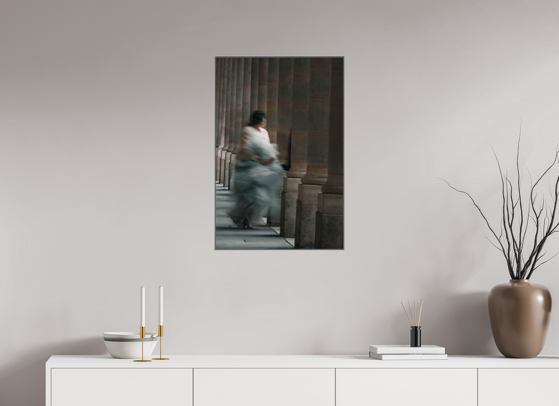 50 x 75 cm, Artbox aluminium argent qS