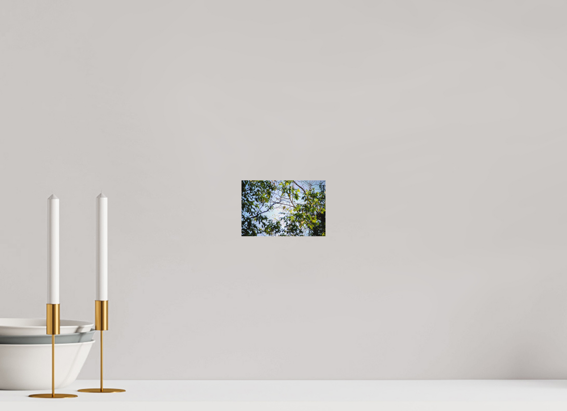 15 x 10 cm, Tirage photo sous Plexi mat camp