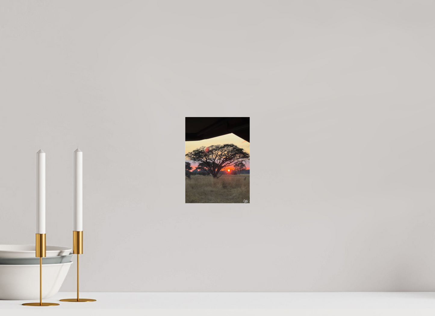 15 x 20 cm, Photo Print Under Acrylic Glass Savannah Serenade  (Caroline Fourest)