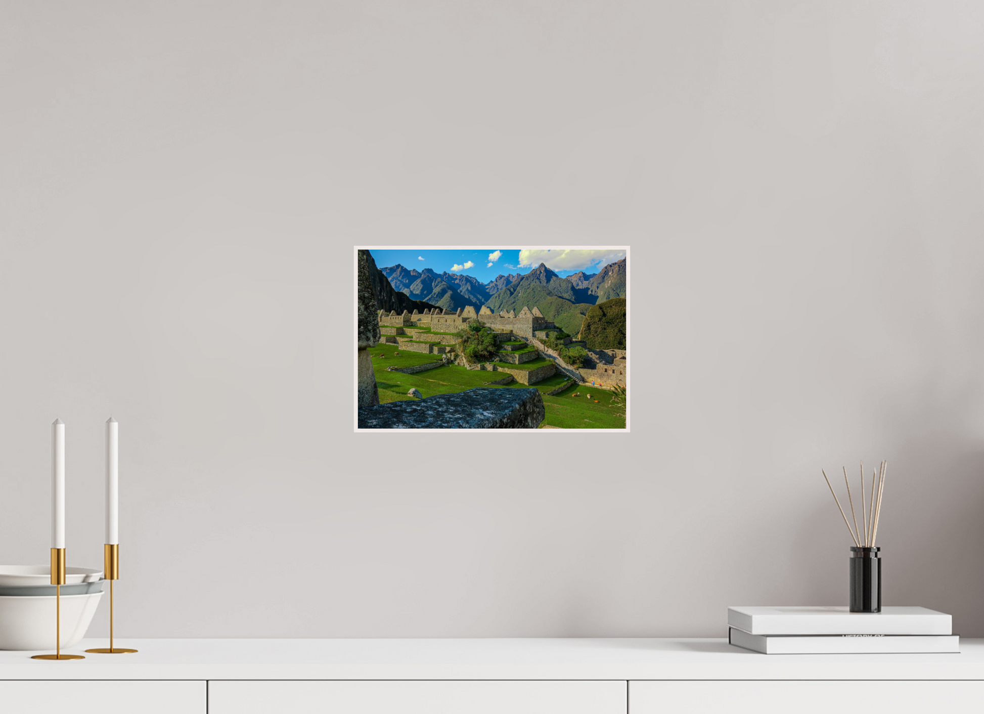 30 x 20 cm, Tirage photo métallisée ultraHD sous Plexi cadre Artbox Fiammetta Perou