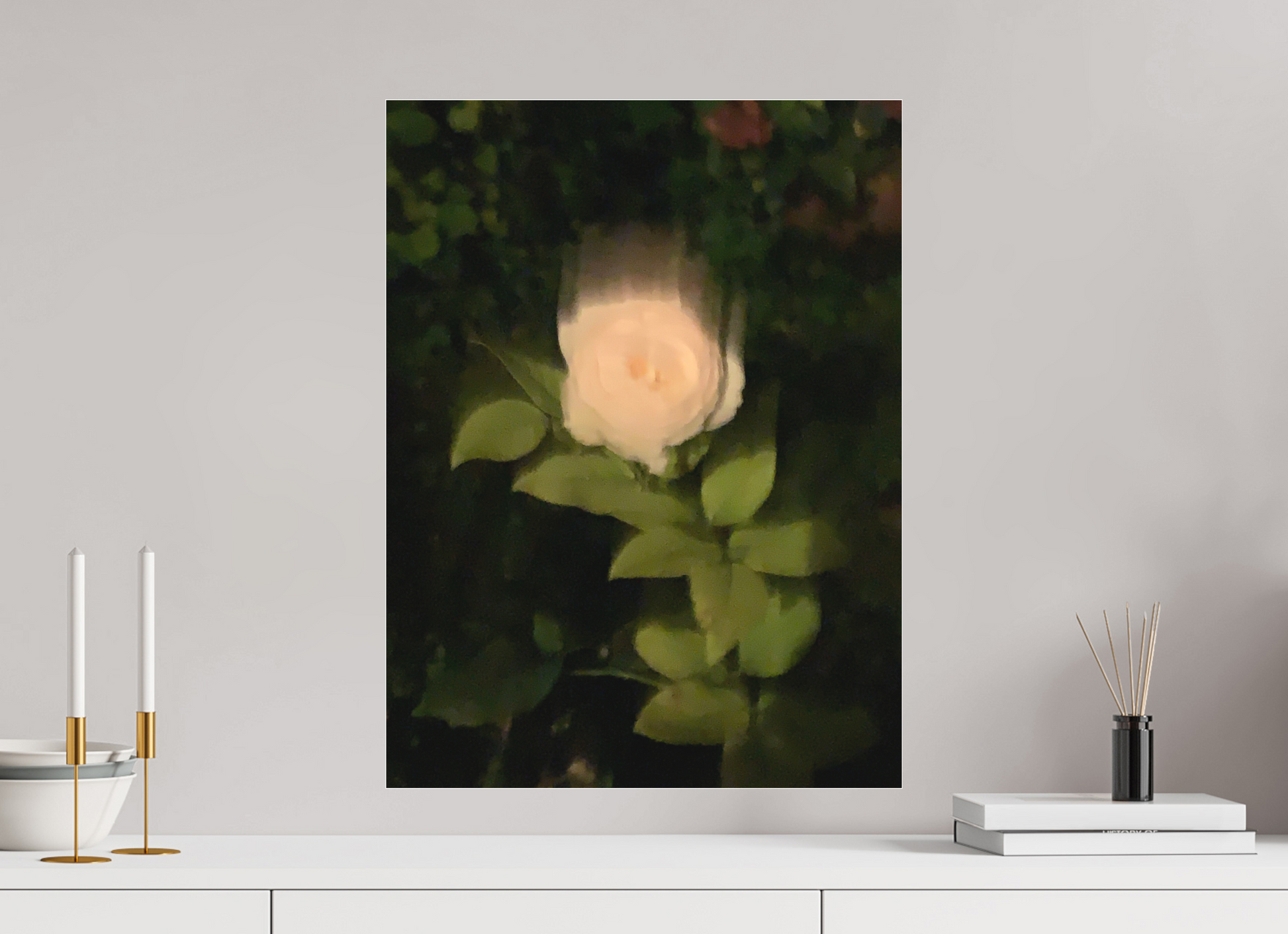 45 x 60 cm, Tirage photo sous Plexi mat Le Roman de la Rose #3 (Marie Sicard)