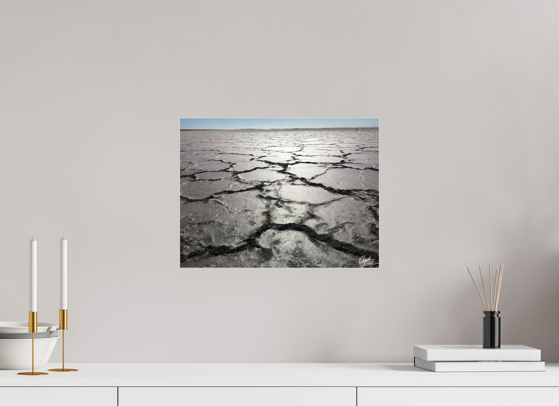 40 x 30 cm, Photo Print Under Acrylic Glass Earth’s Silent Cry (Caroline Fourest)