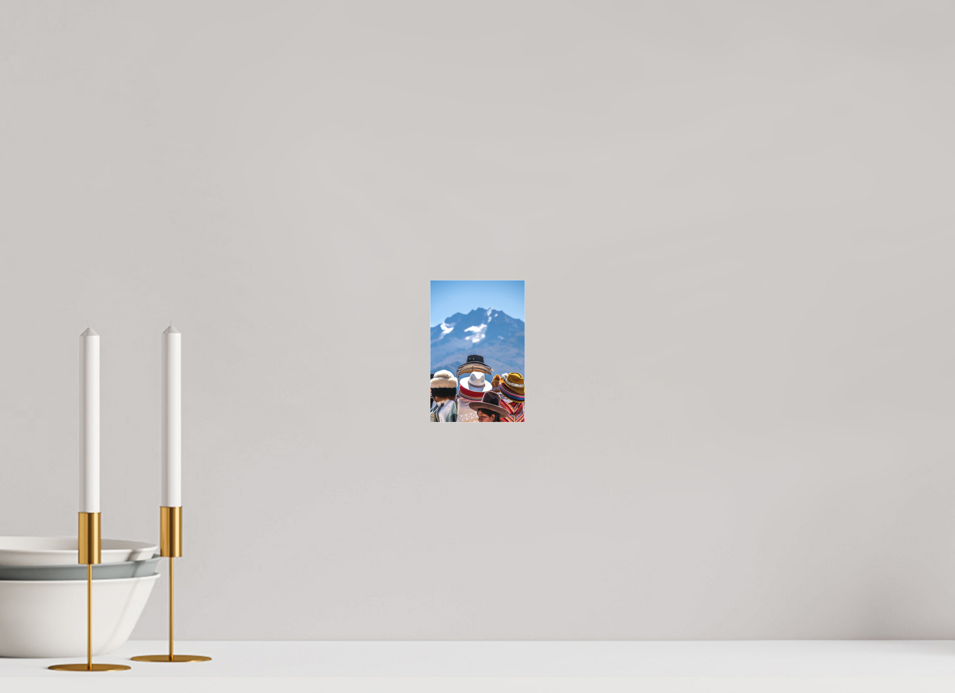 10 x 15 cm, Tirage photo sous Plexi mat caro perou