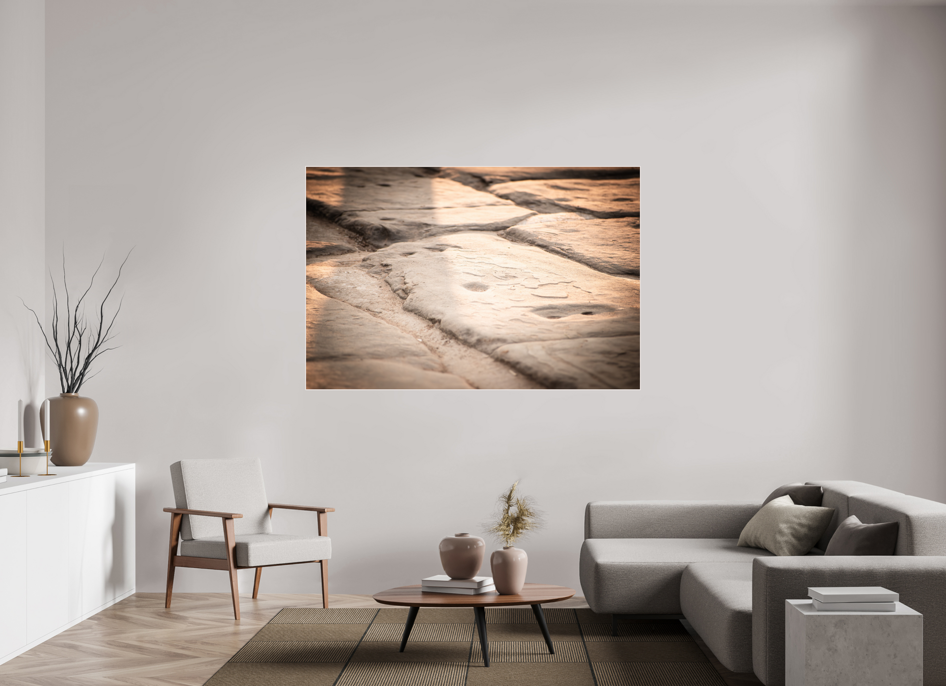 180 x 120 cm, Tirage photo métallisée ultraHD sous Plexi cadre Artbox <