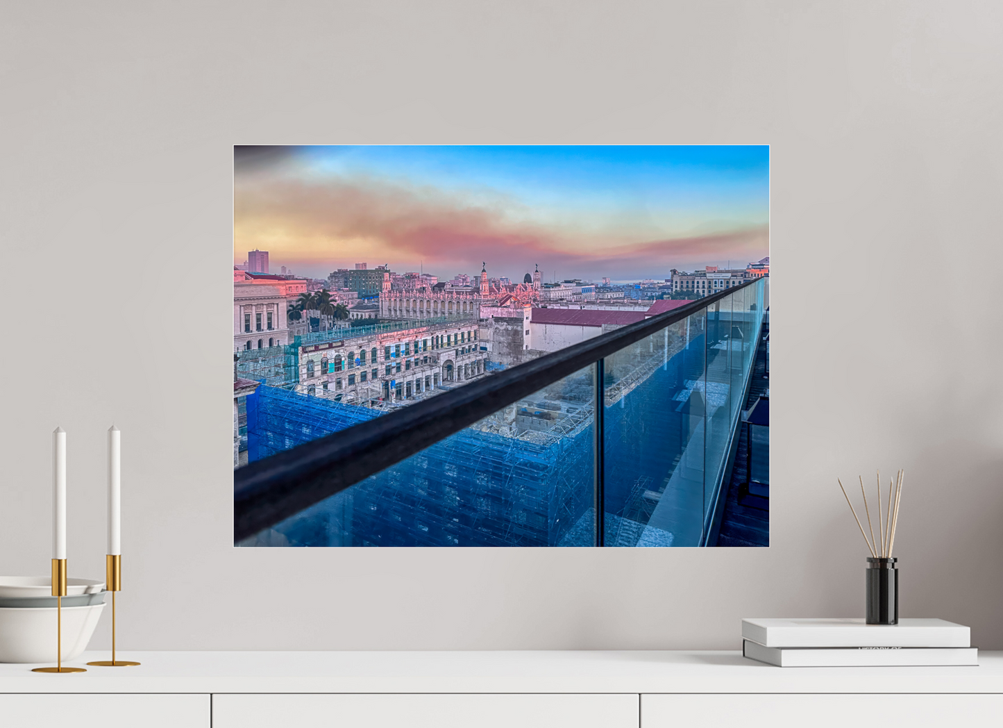 60 x 45 cm, Tirage photo ultraHD sous Plexi lk