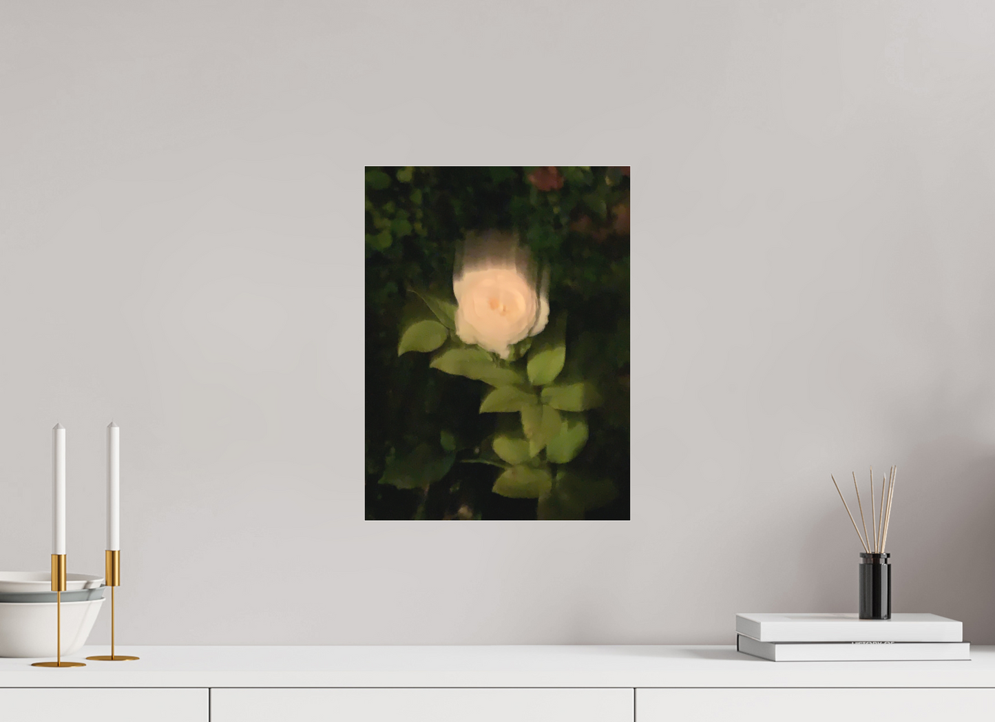 30 x 40 cm, Tirage photo sous Plexi mat Le Roman de la Rose #3 (Marie Sicard)