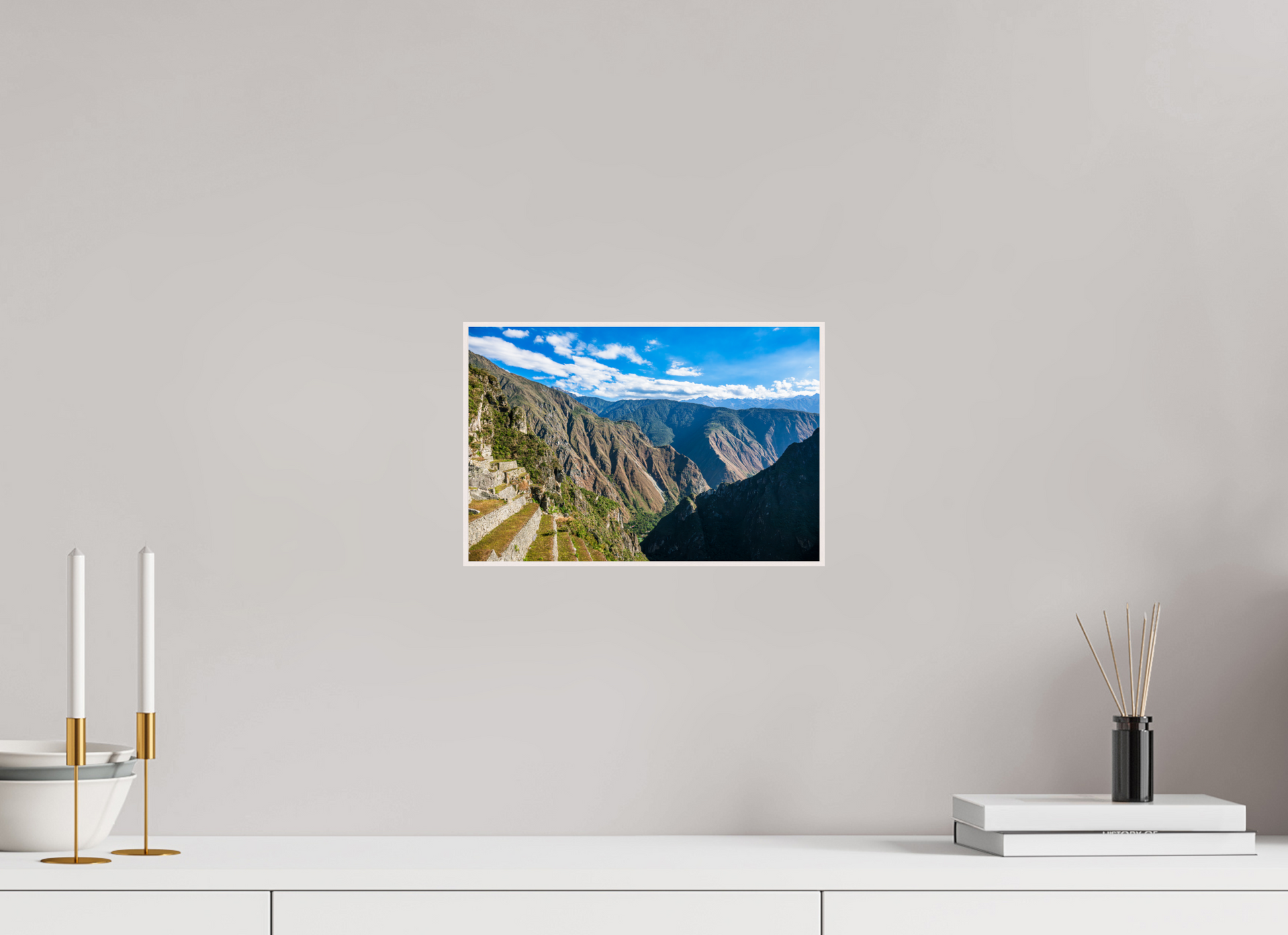 30 x 20 cm, Tirage photo métallisée ultraHD sous Plexi cadre Artbox Fiammetta Perou