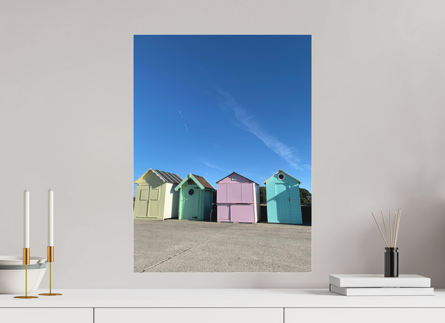 45 x 60 cm, Tirage photo sous Plexi mat Face à la mer #3 (Marie Sicard)