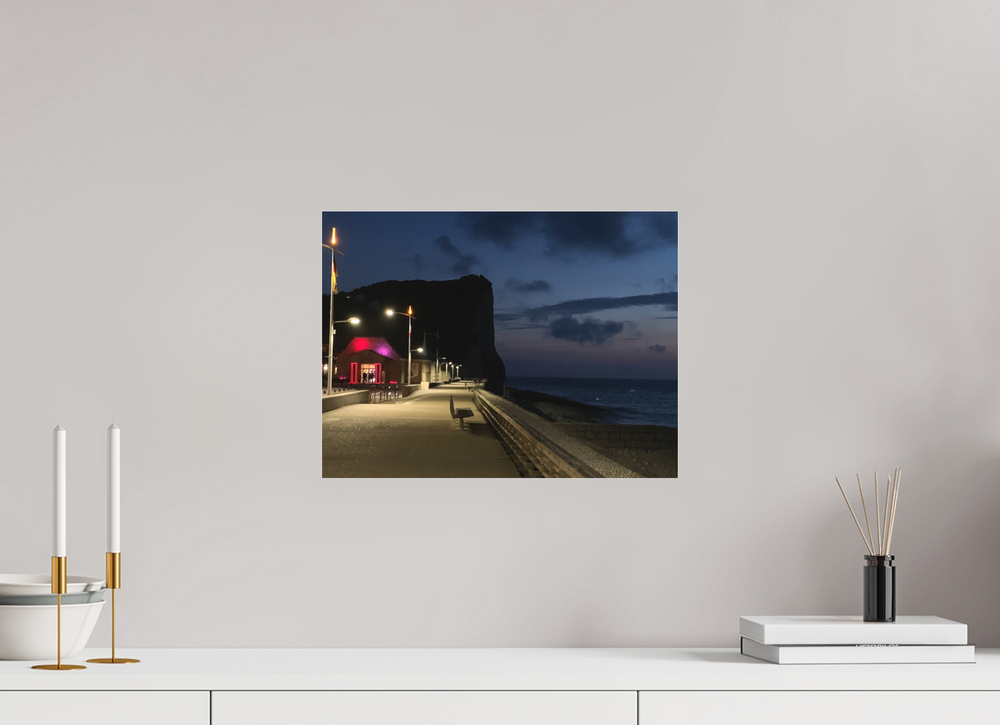 40 x 30 cm, Tirage photo sous Plexi mat Face à la mer #1 (Marie Sicard)