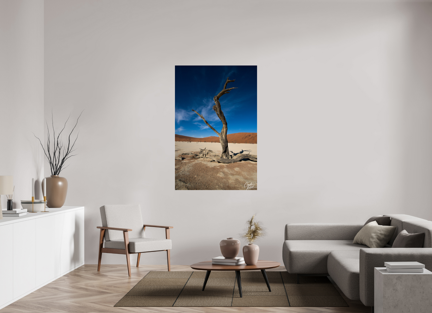 100 x 151,8 cm, Photo Print Under Acrylic Glass Victoria Falls Zimbabwe (2025) Photography : © Caroline Fourest / REIA (Caroline Fourest)