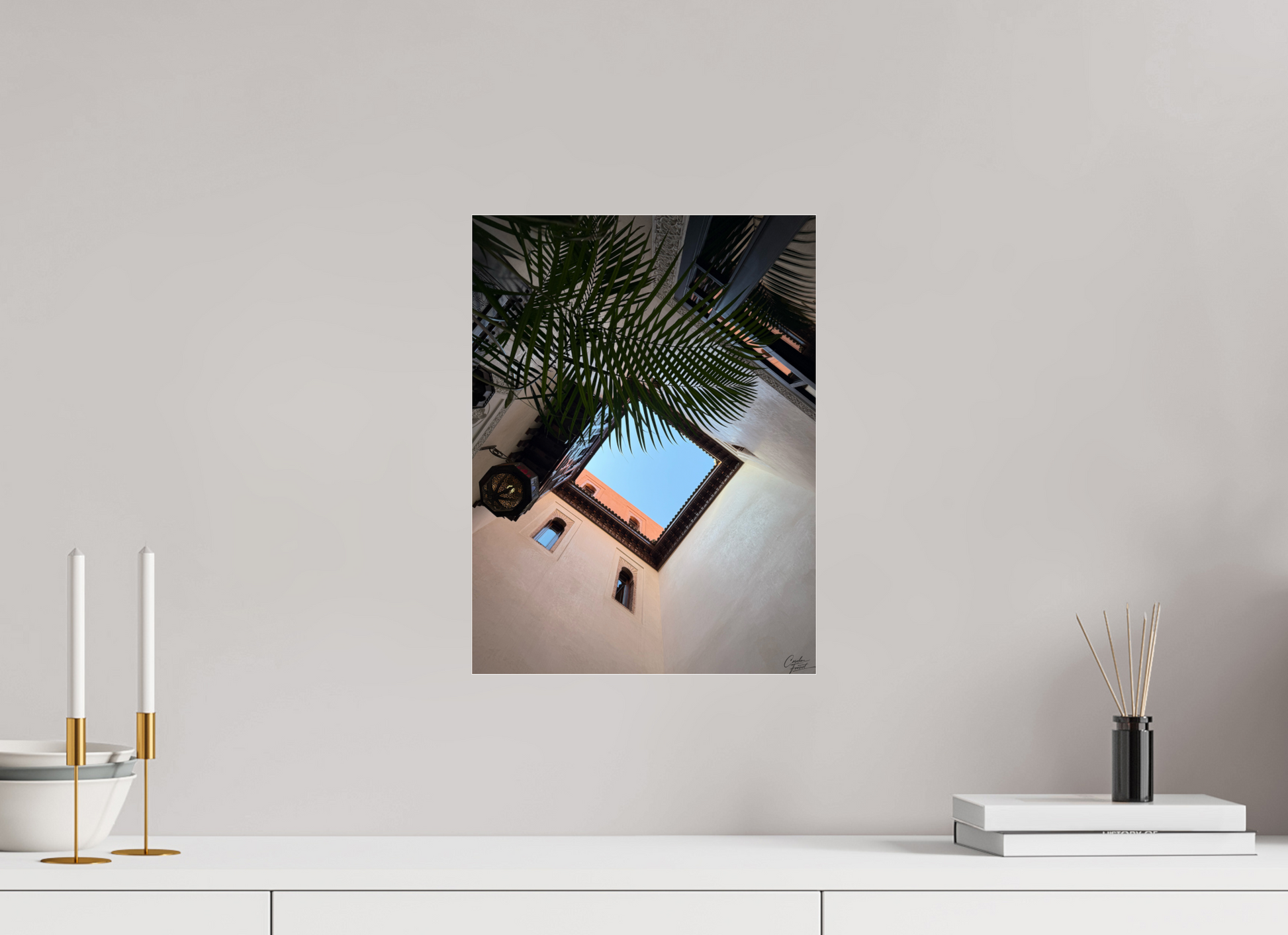 30 x 40 cm, Photo Print Under Acrylic Glass Sky’s Secret Passage