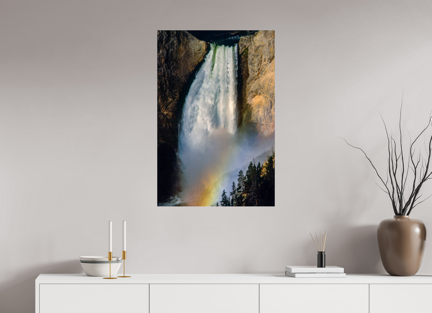 Mystic Falls at Dusk (Aline de Nanxe)