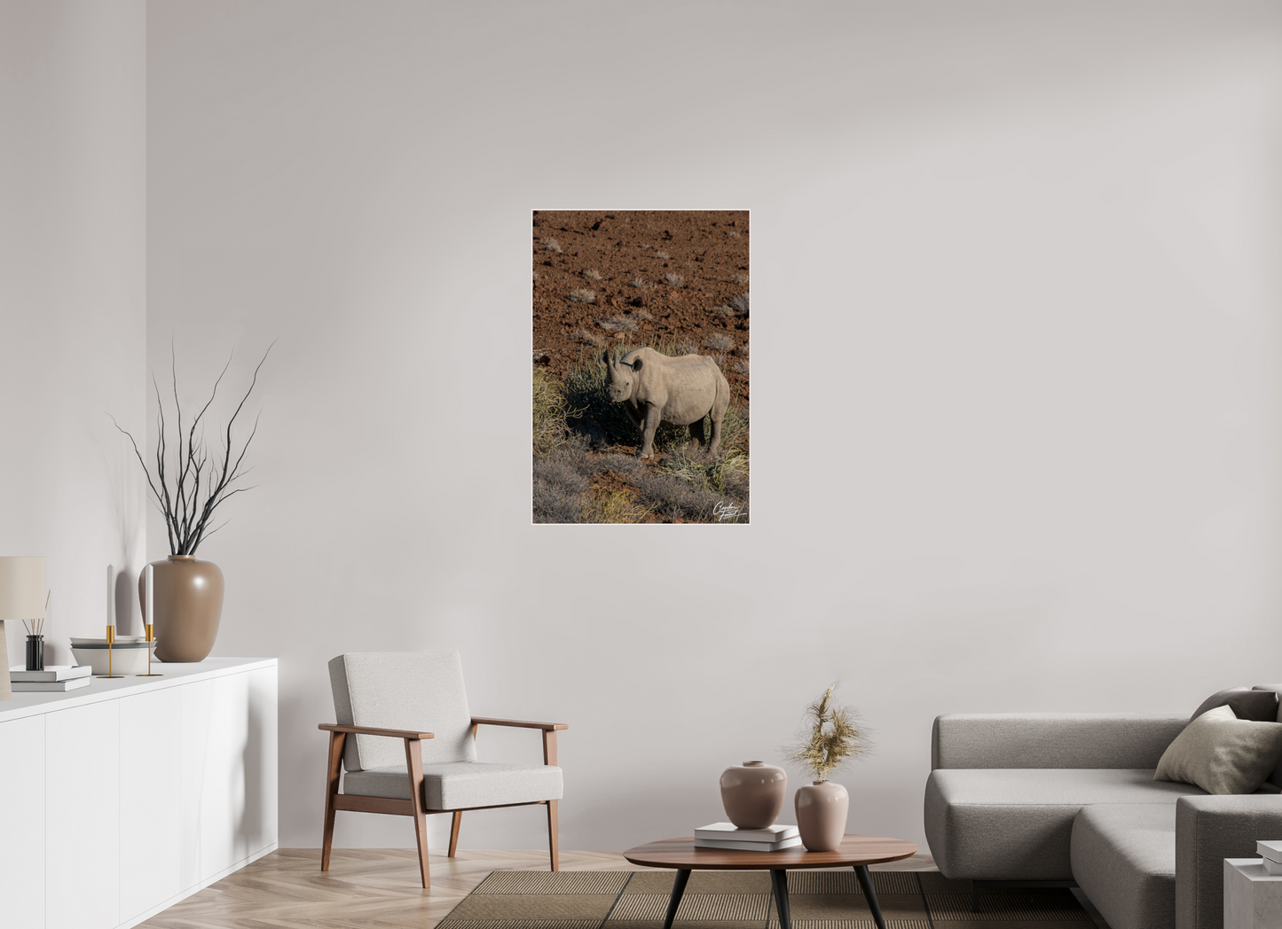 Black rhino guardian (Caroline Fourest)