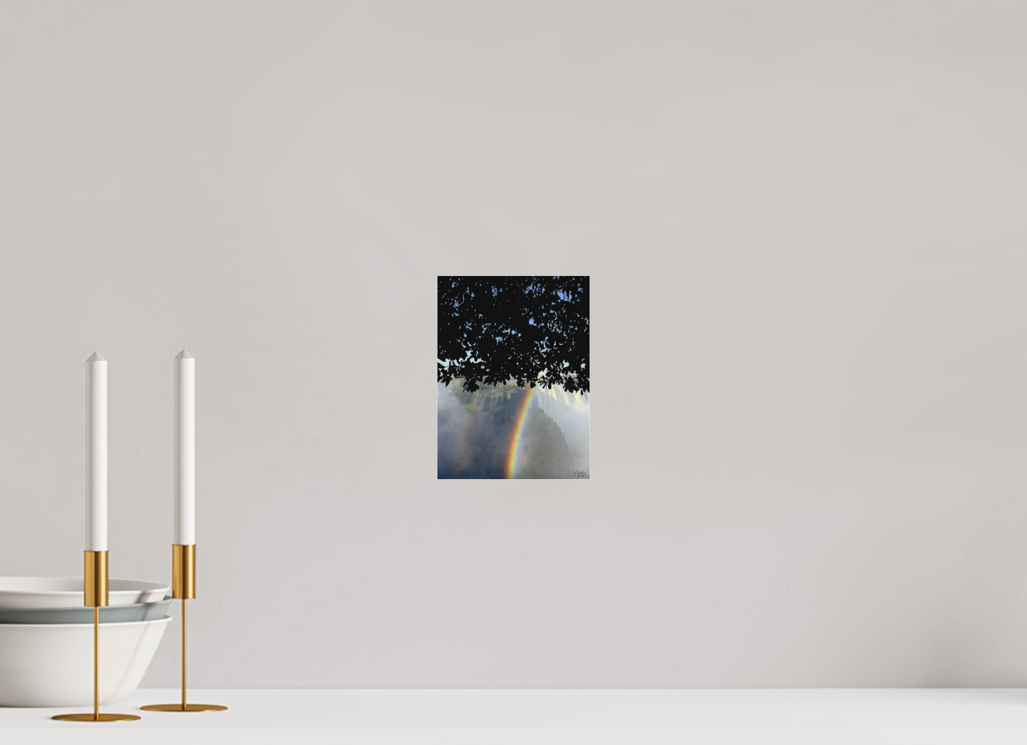 15 x 20 cm, Tirage photo sous Plexi mat Rainbow’s End (Caroline Fourest)