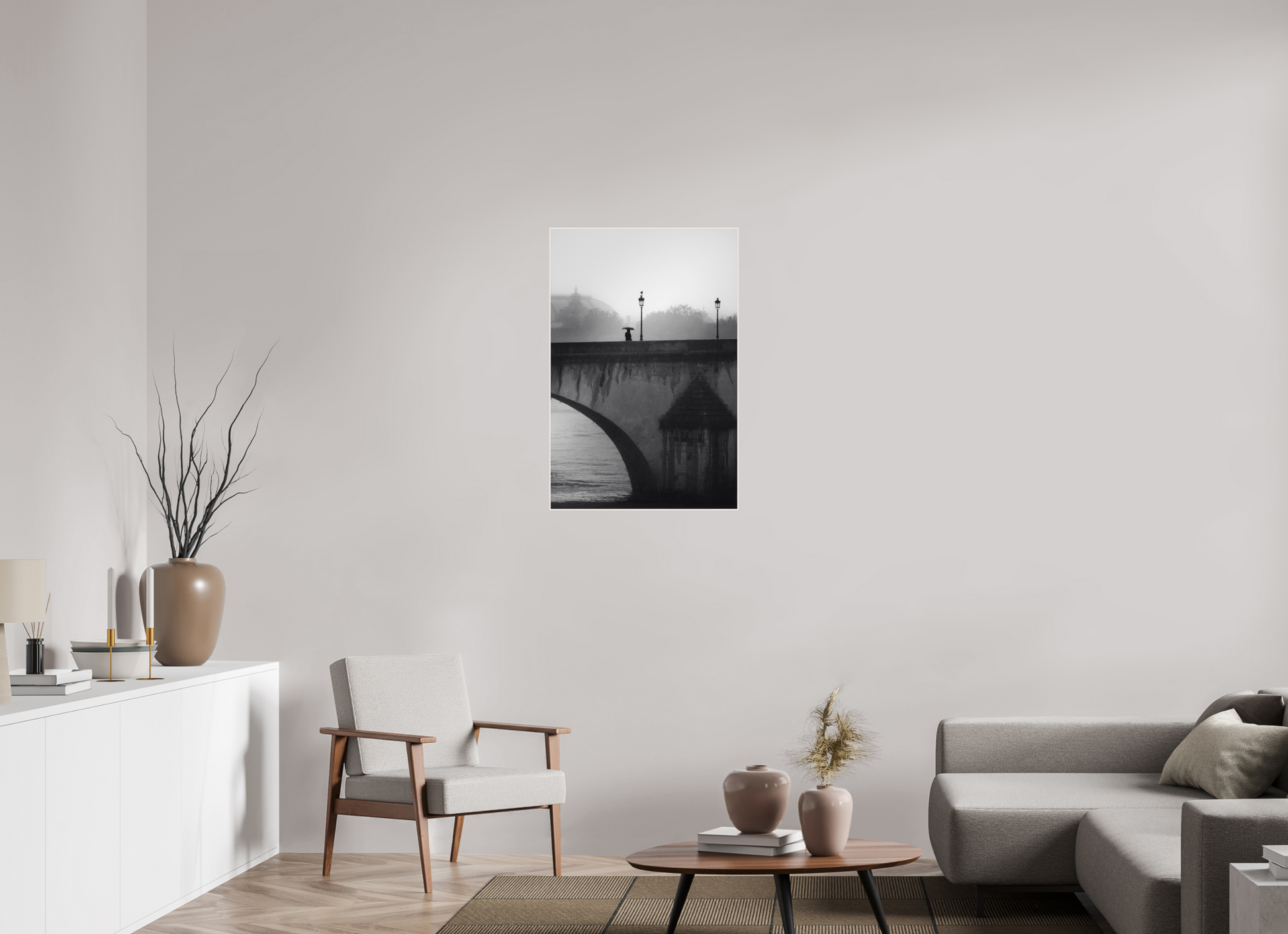 60 x 90 cm, Artbox Chene noir massif qd